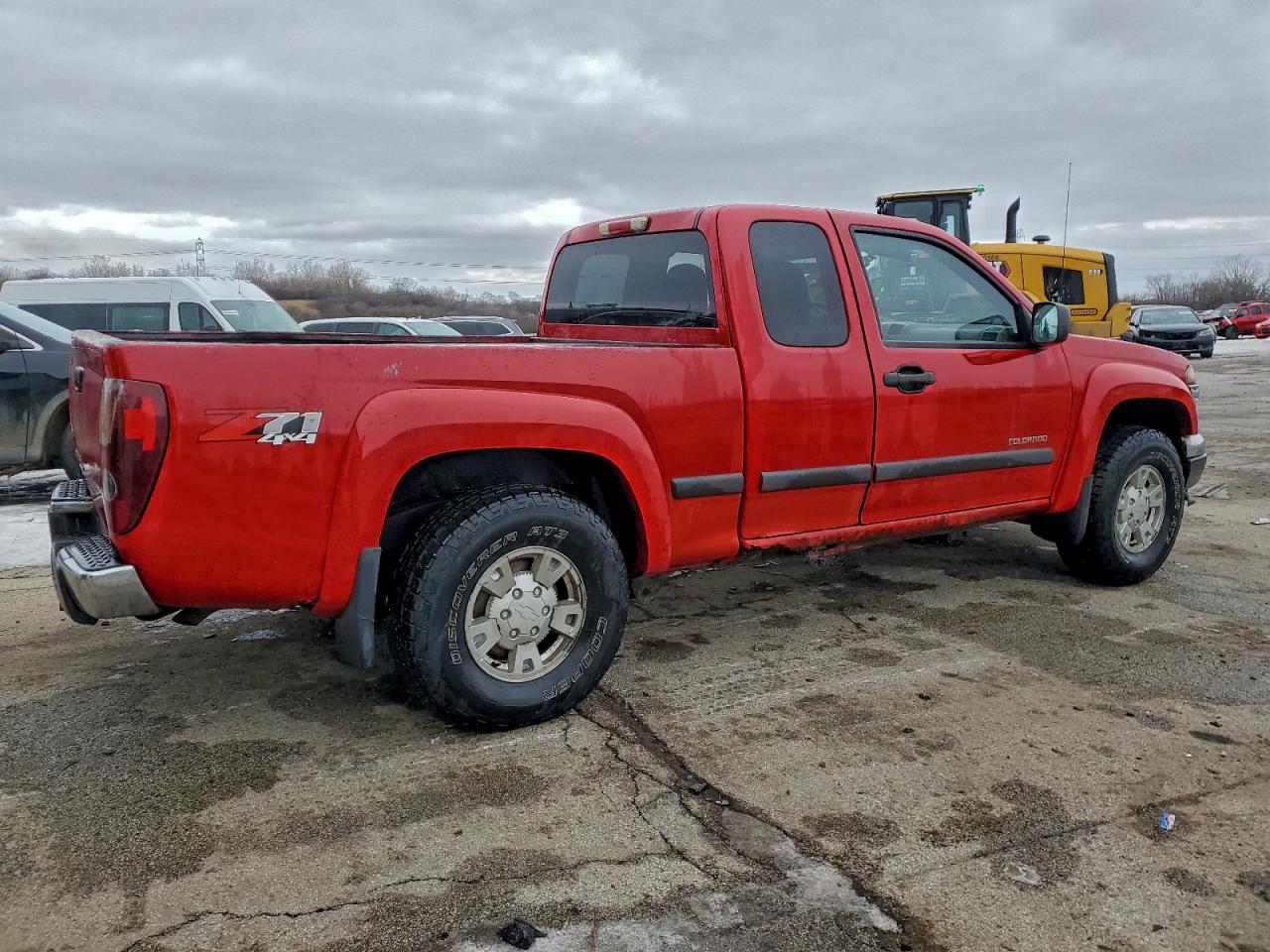 2004 Chevrolet Colorado Red vin: 1GCDT196448102429