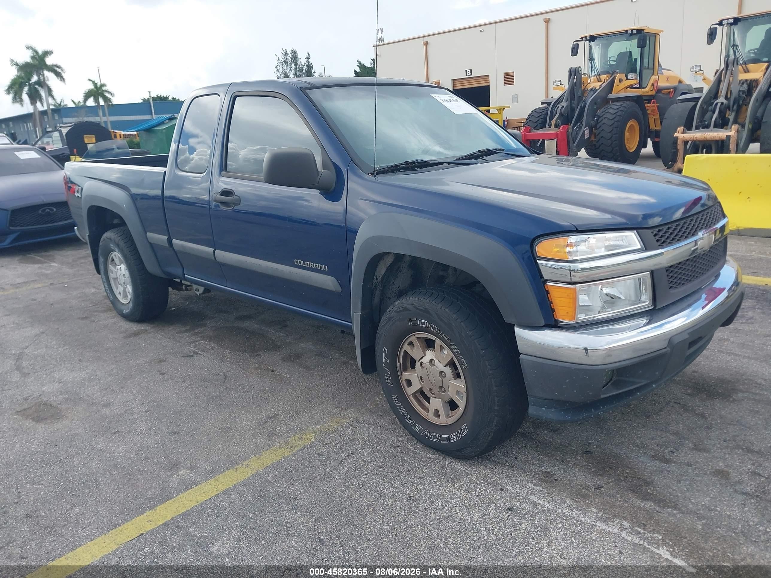 2004 Chevrolet Colorado Ls Blue vin: 1GCDT196548108661