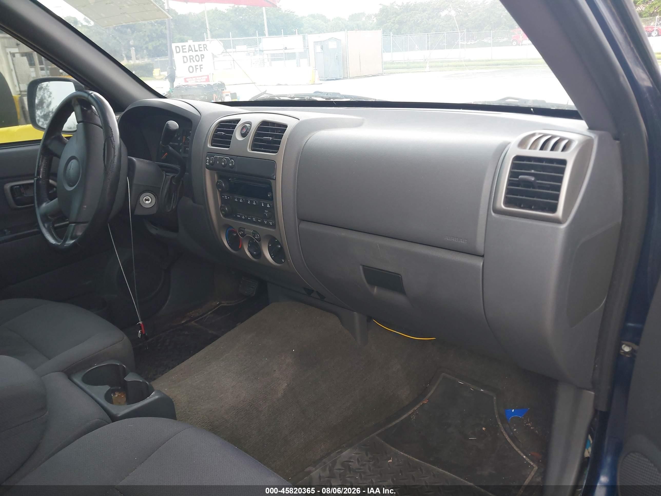 2004 Chevrolet Colorado Ls Blue vin: 1GCDT196548108661