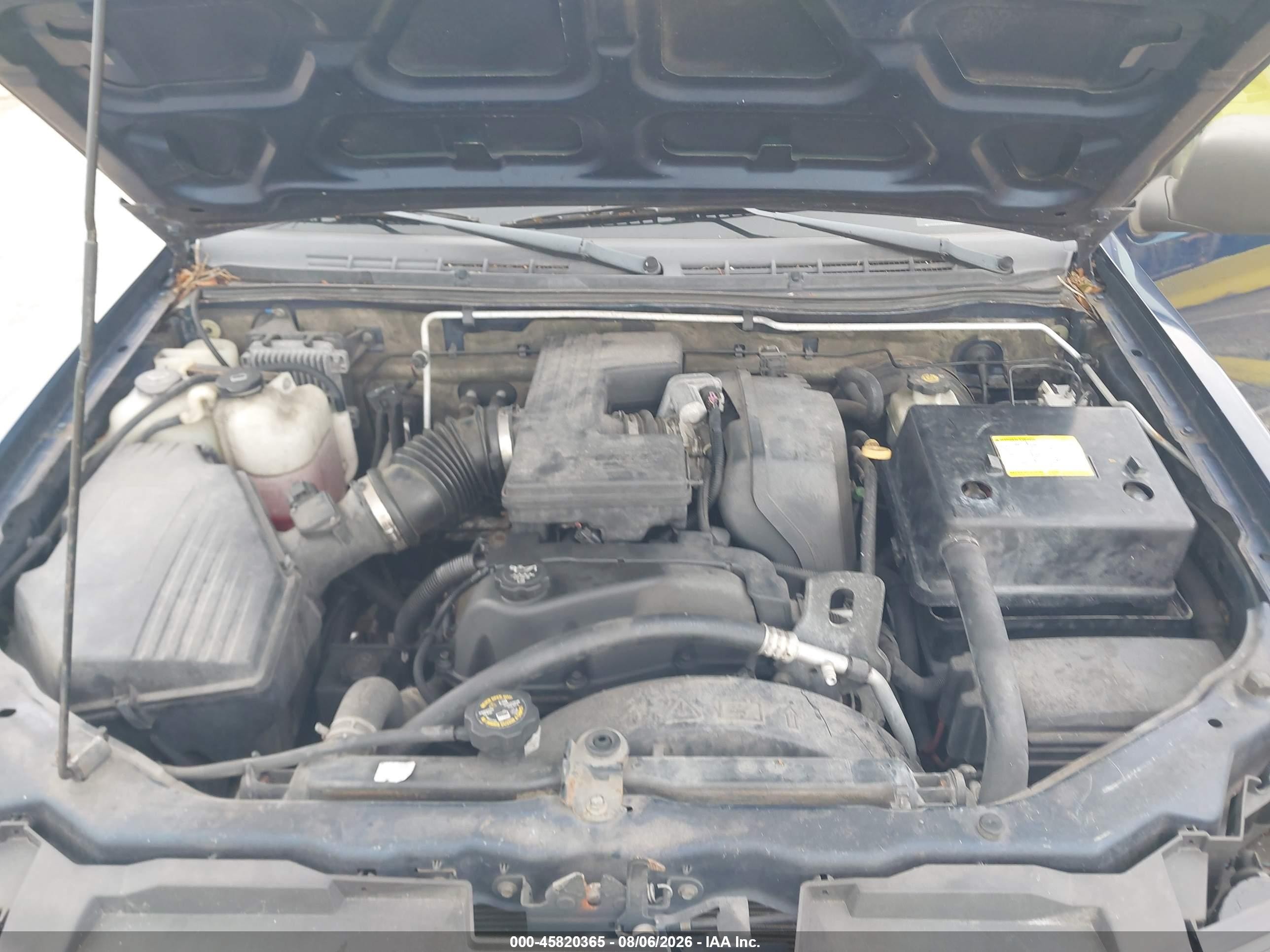 2004 Chevrolet Colorado Ls Blue vin: 1GCDT196548108661