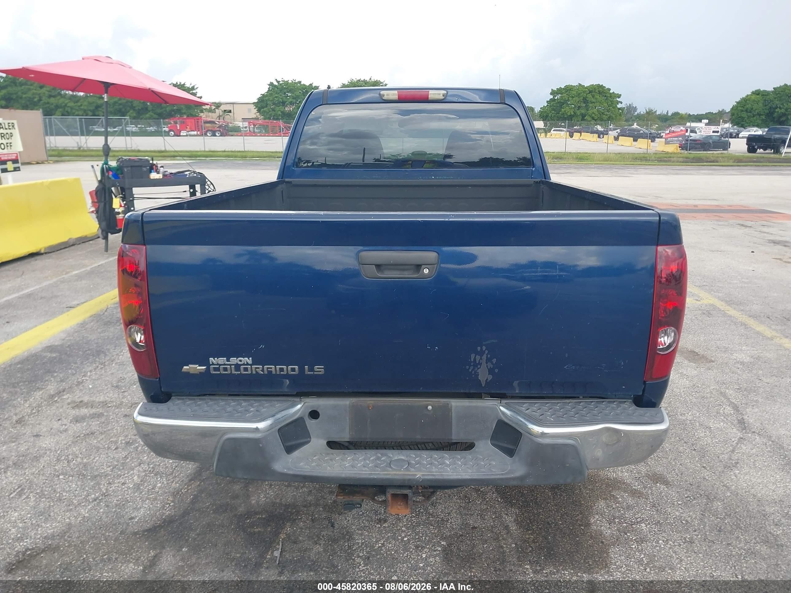 2004 Chevrolet Colorado Ls Blue vin: 1GCDT196548108661
