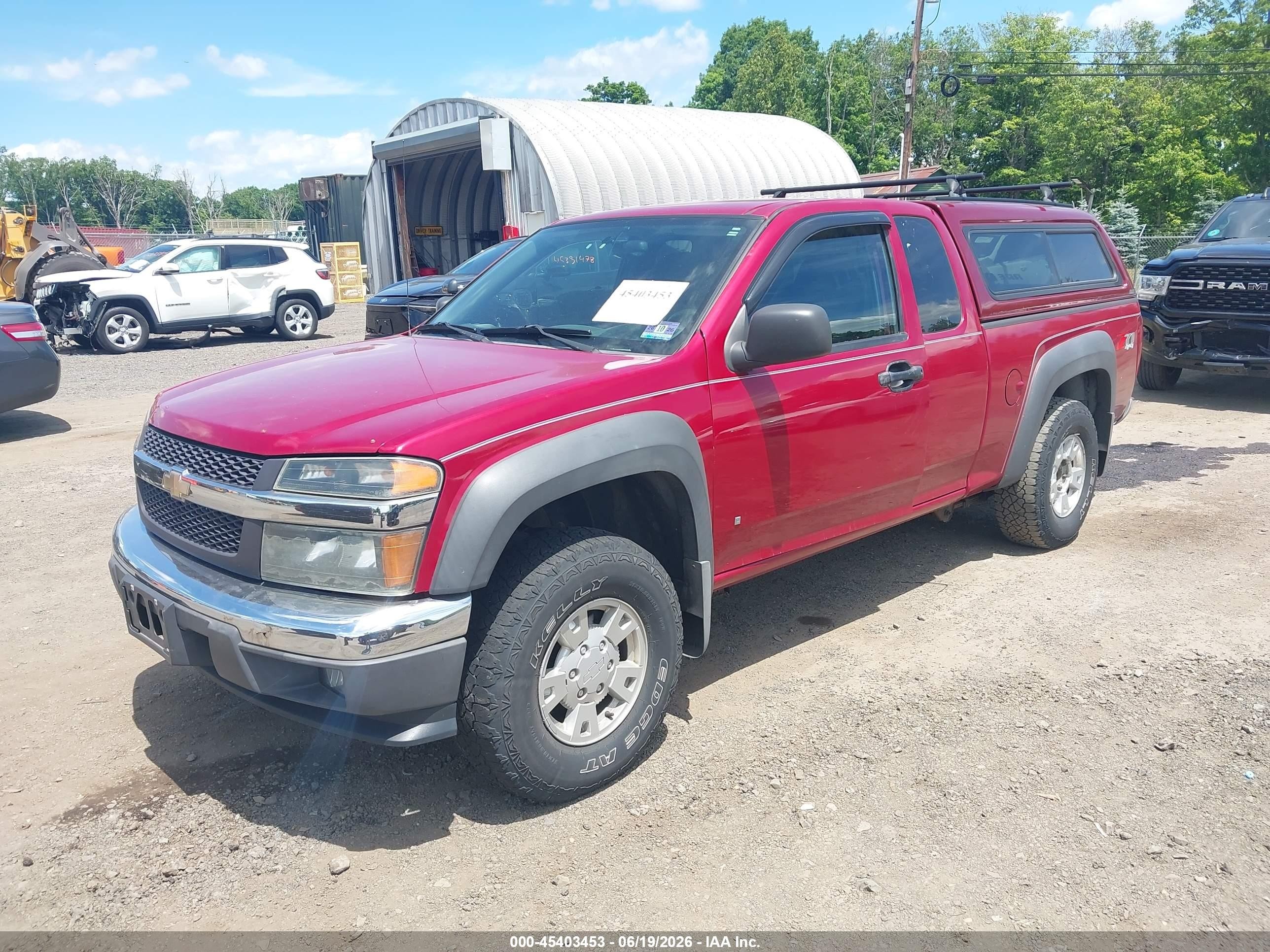 2006 Chevrolet Colorado Lt Red vin: 1GCDT196568163243