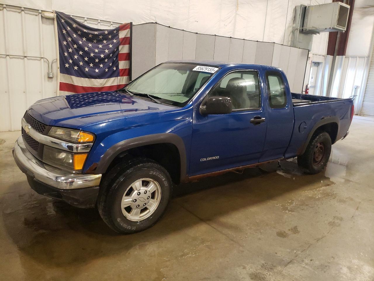 2005 Chevrolet Colorado Blue vin: 1GCDT196658226395
