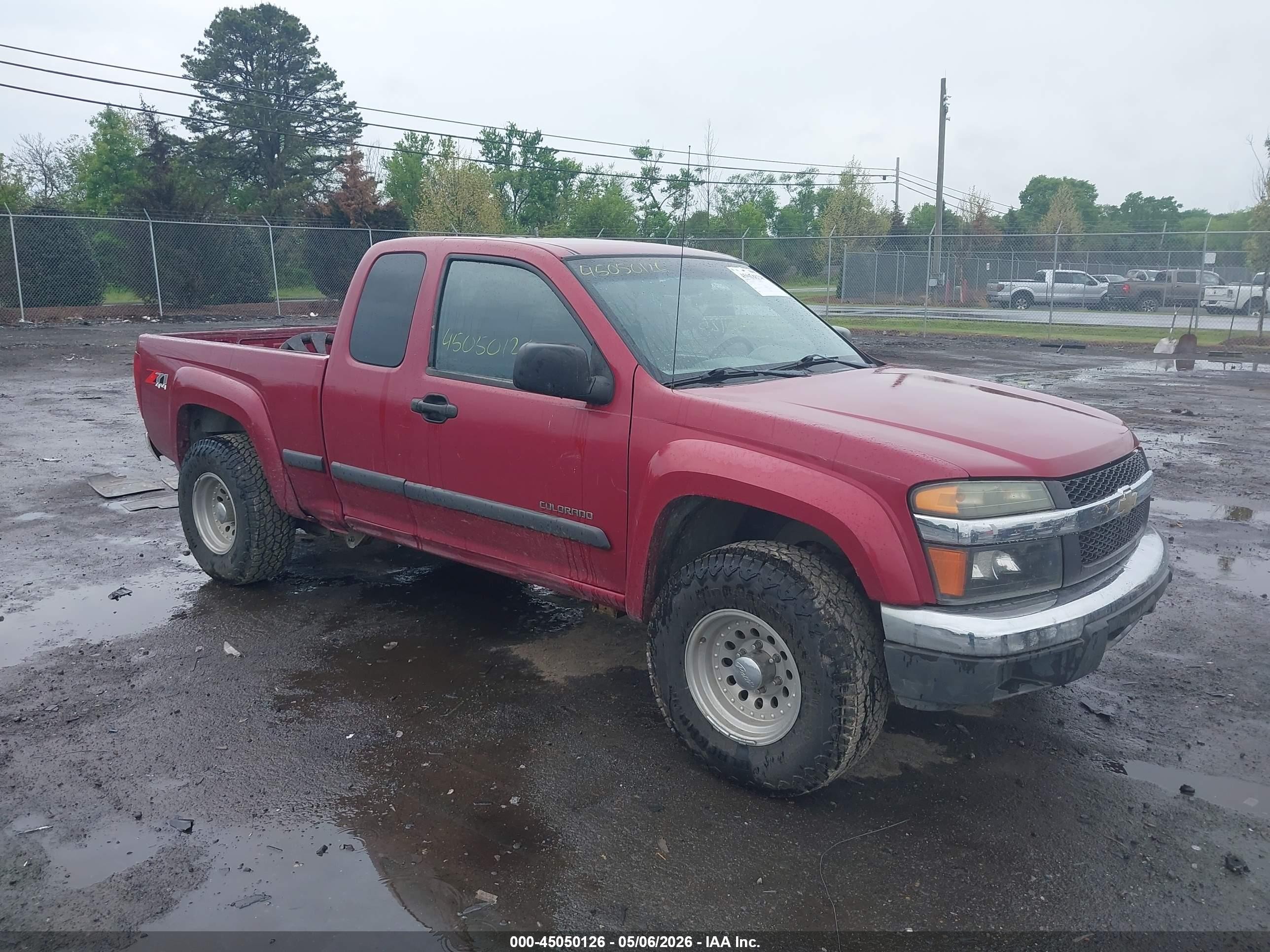 2004 Chevrolet Colorado Ls Red vin: 1GCDT196748163113