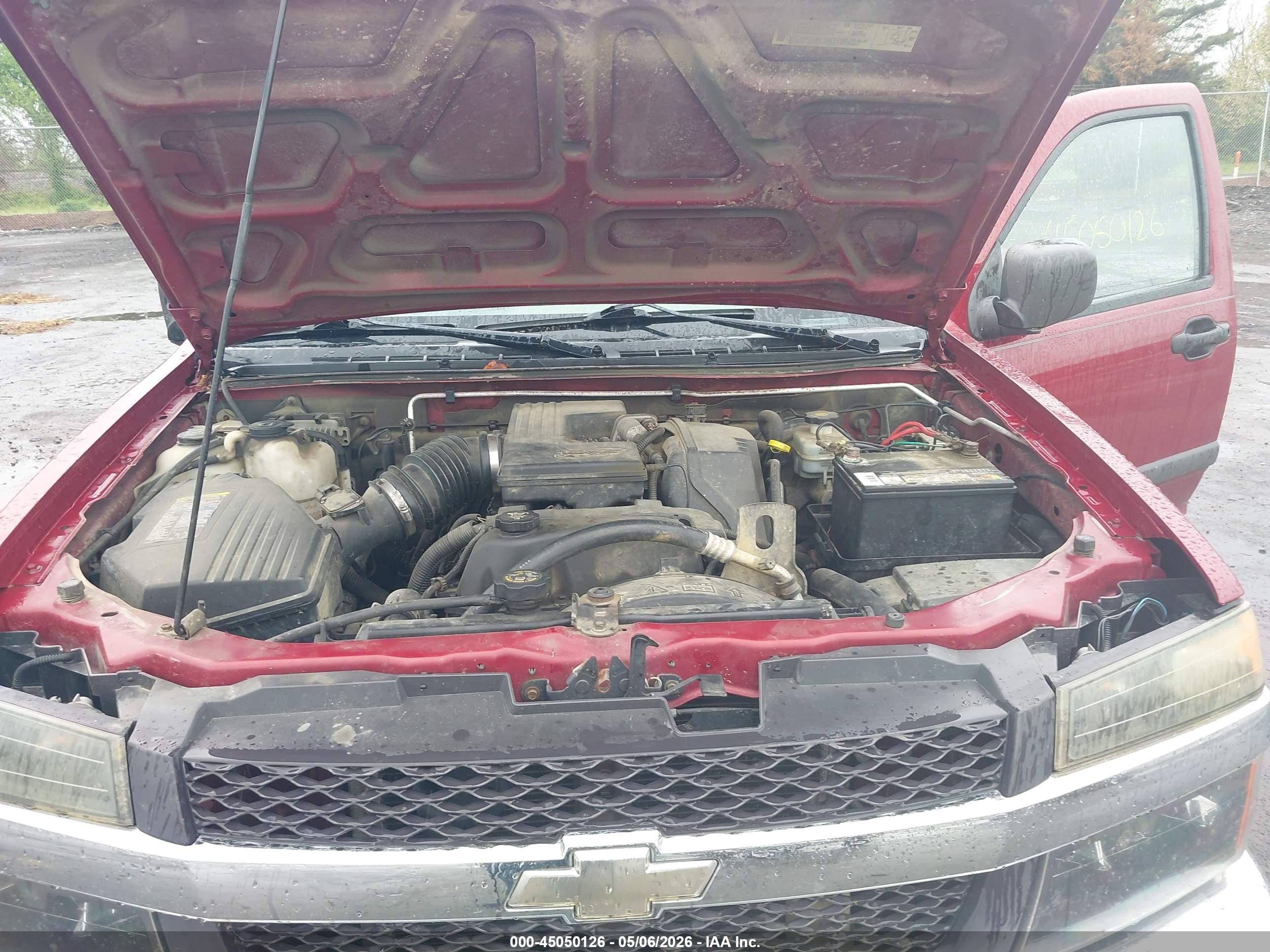 2004 Chevrolet Colorado Ls Red vin: 1GCDT196748163113