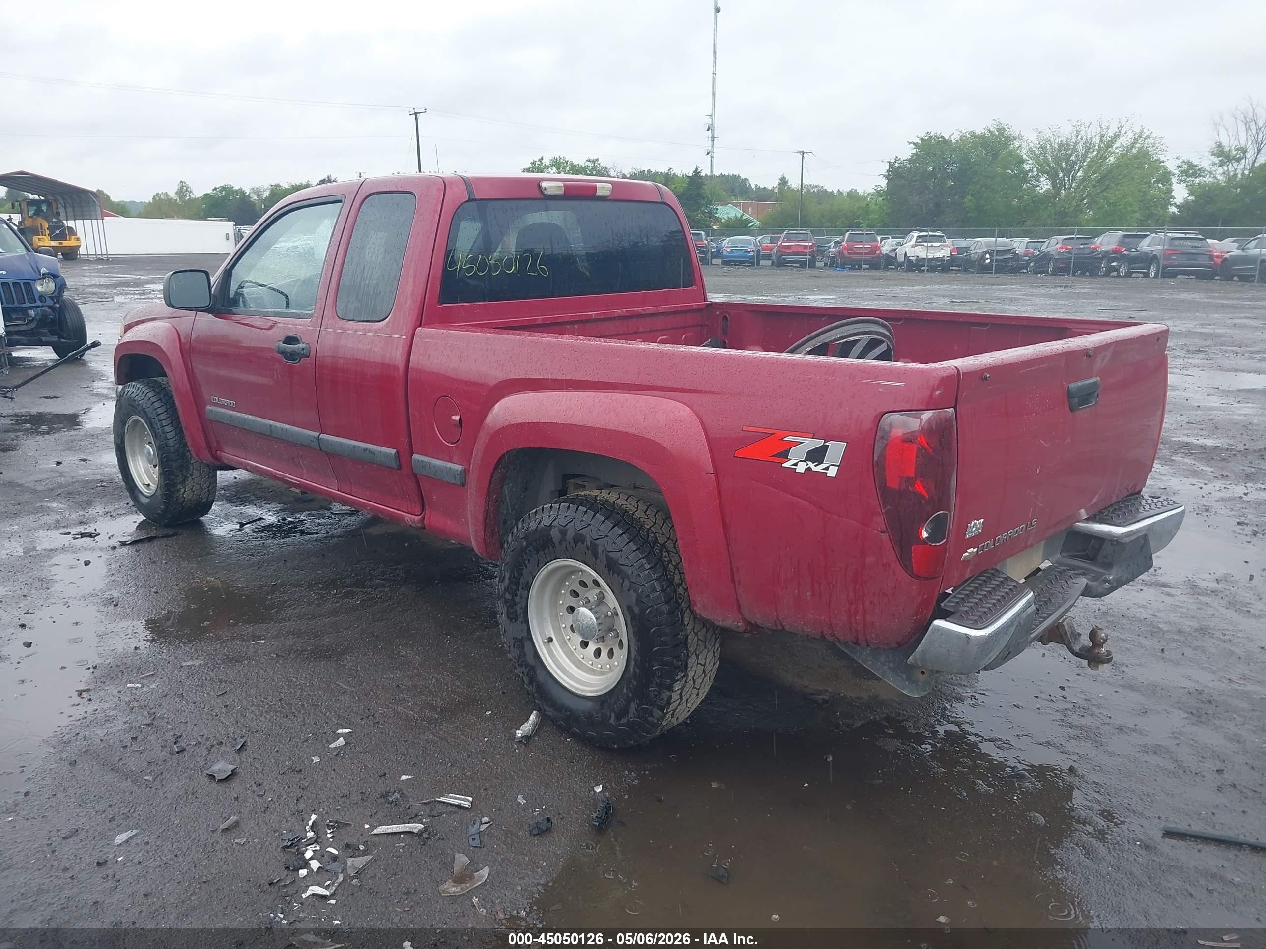 2004 Chevrolet Colorado Ls Red vin: 1GCDT196748163113