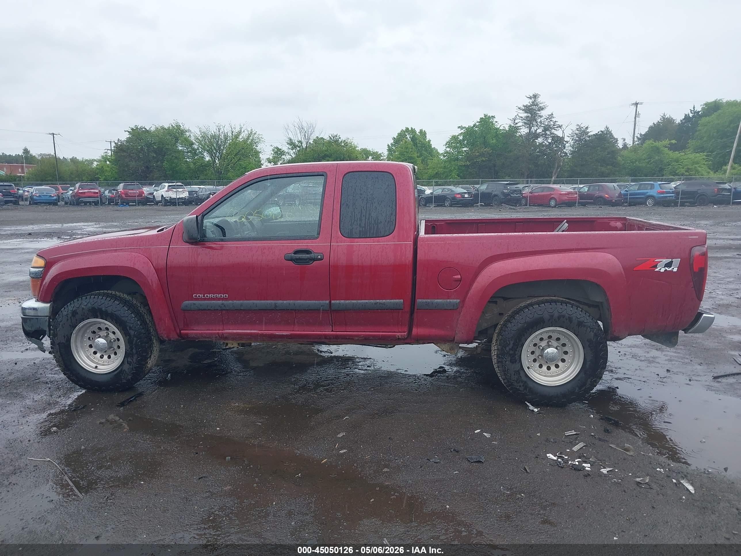 2004 Chevrolet Colorado Ls Red vin: 1GCDT196748163113