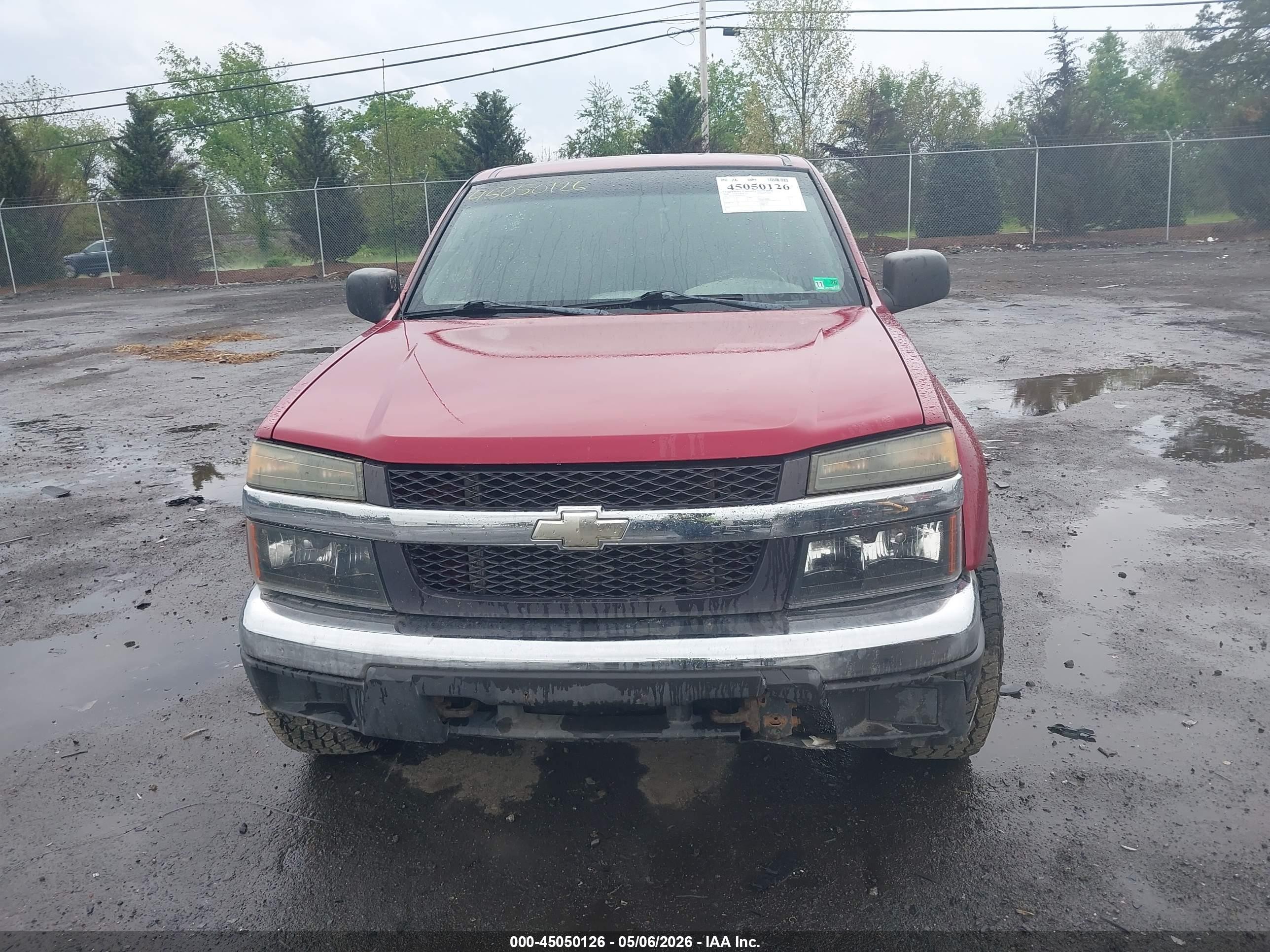 2004 Chevrolet Colorado Ls Red vin: 1GCDT196748163113