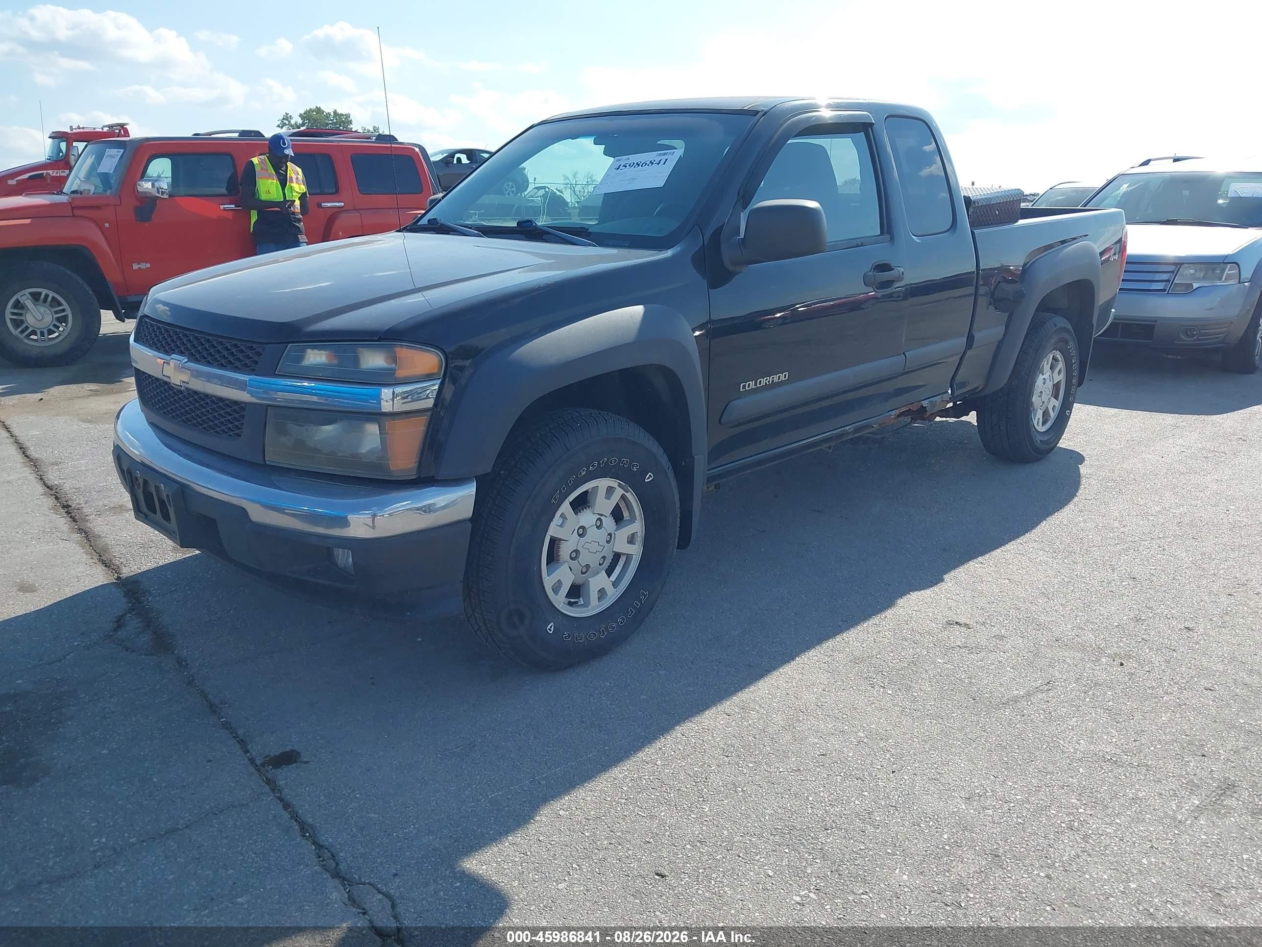 2004 Chevrolet Colorado Ls Black vin: 1GCDT196748191171