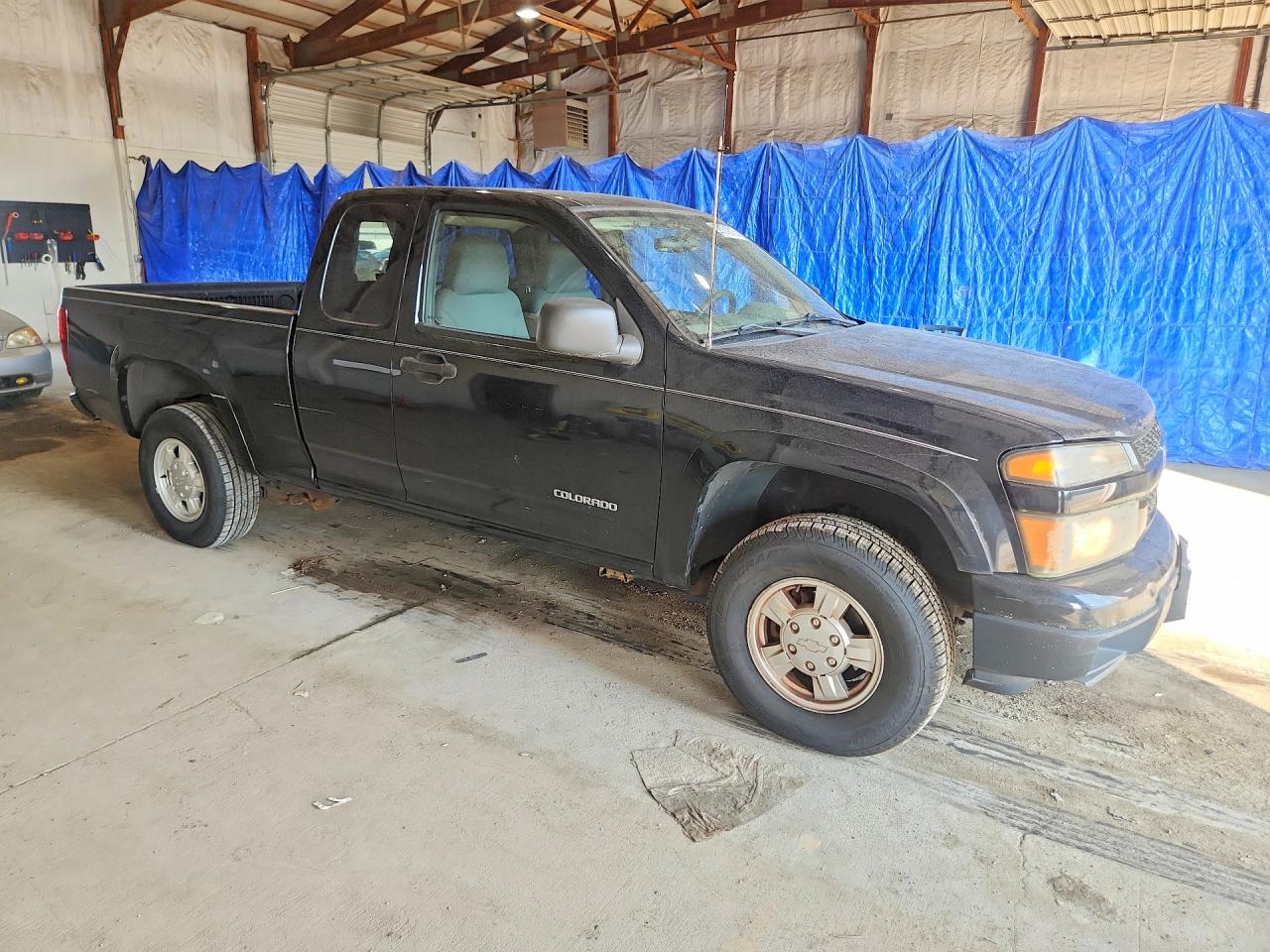 2005 Chevrolet Colorado Black vin: 1GCDT196758135779