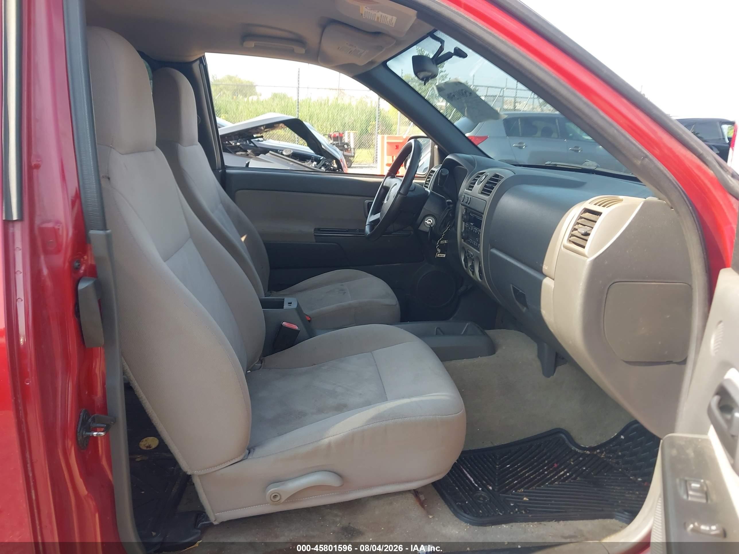 2005 Chevrolet Colorado Ls Red vin: 1GCDT196858122832