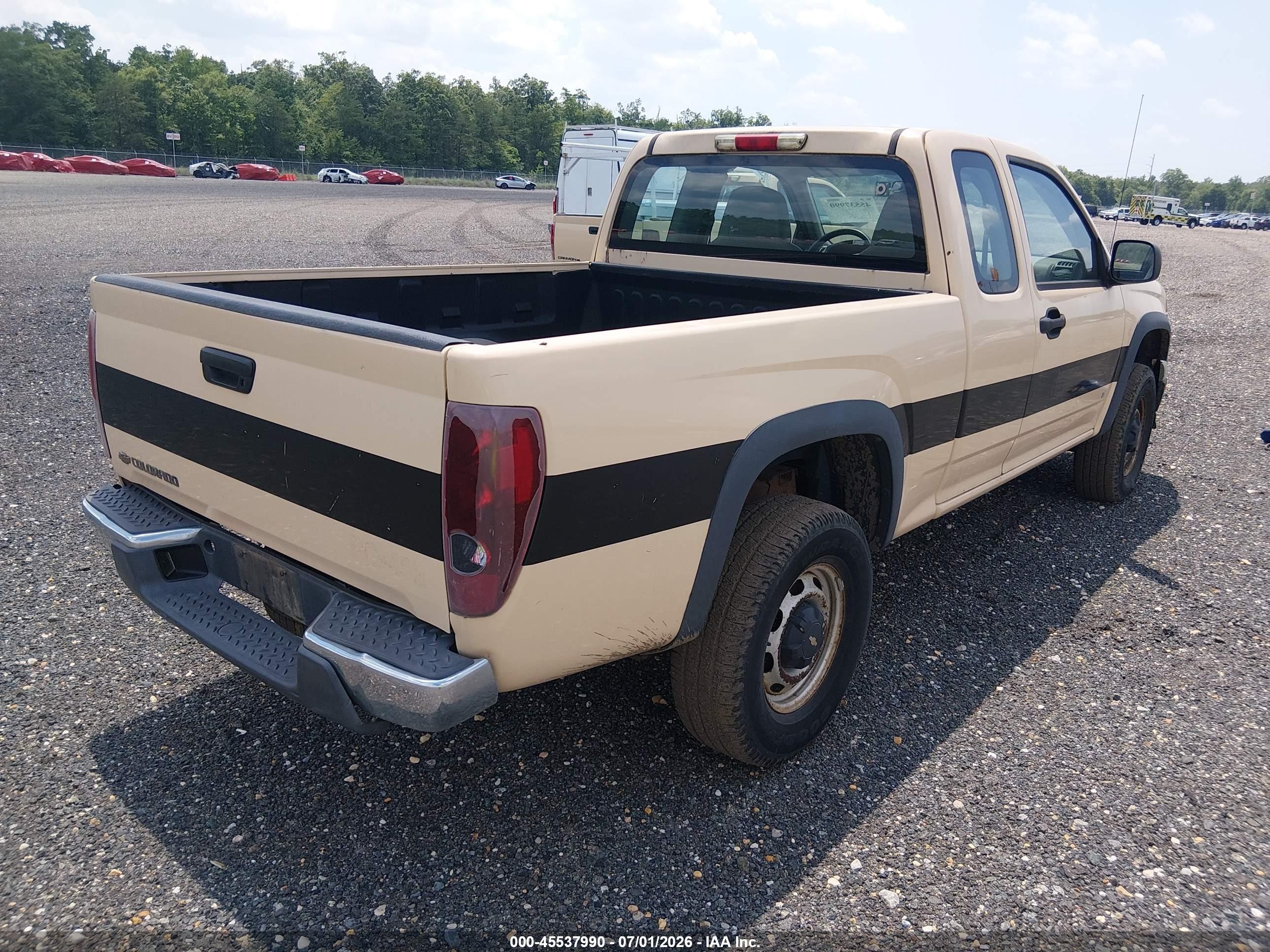 2006 Chevrolet Colorado Work Truck Tan vin: 1GCDT196868173460