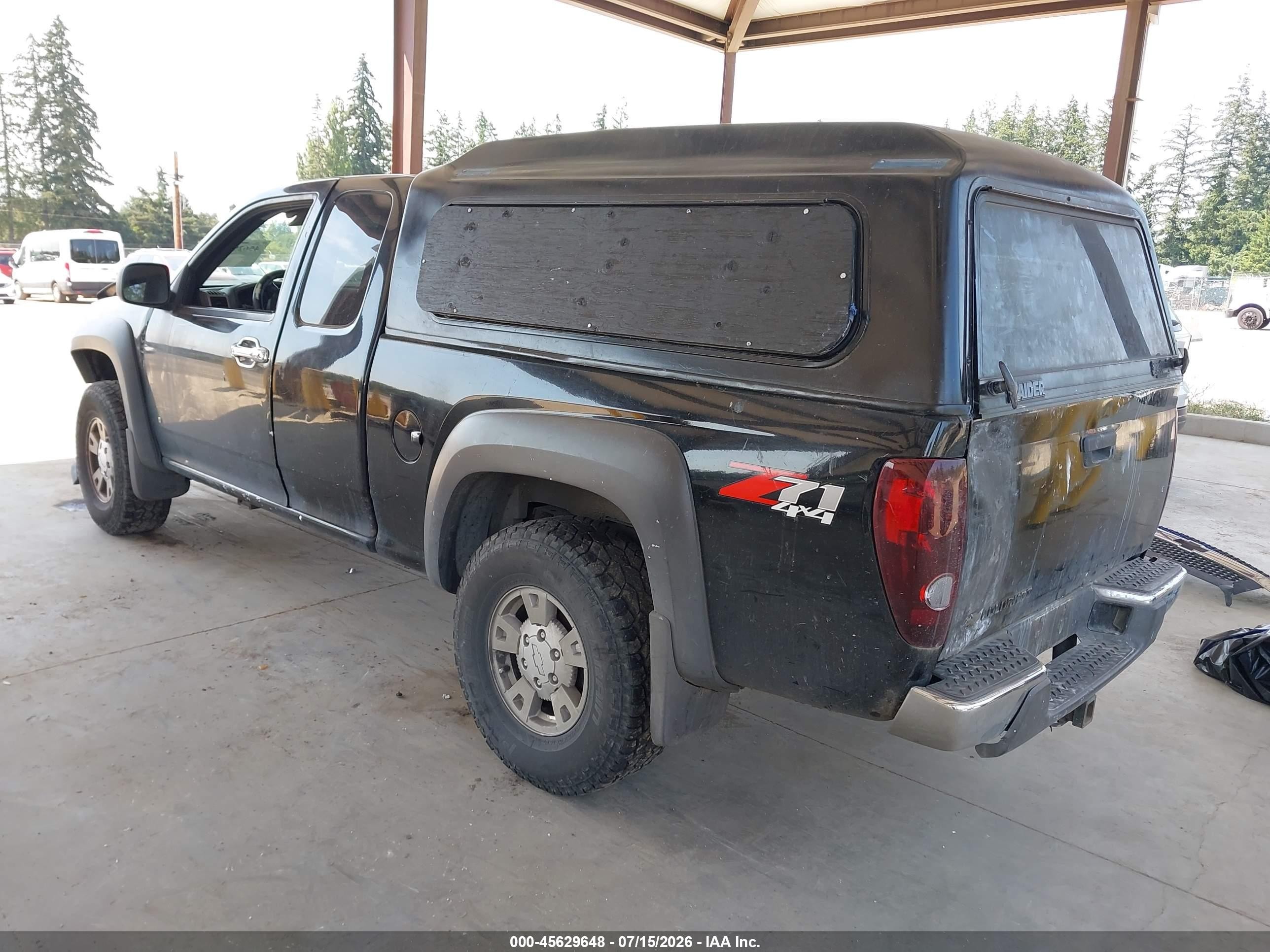 2006 Chevrolet Colorado Lt Black vin: 1GCDT196868310249