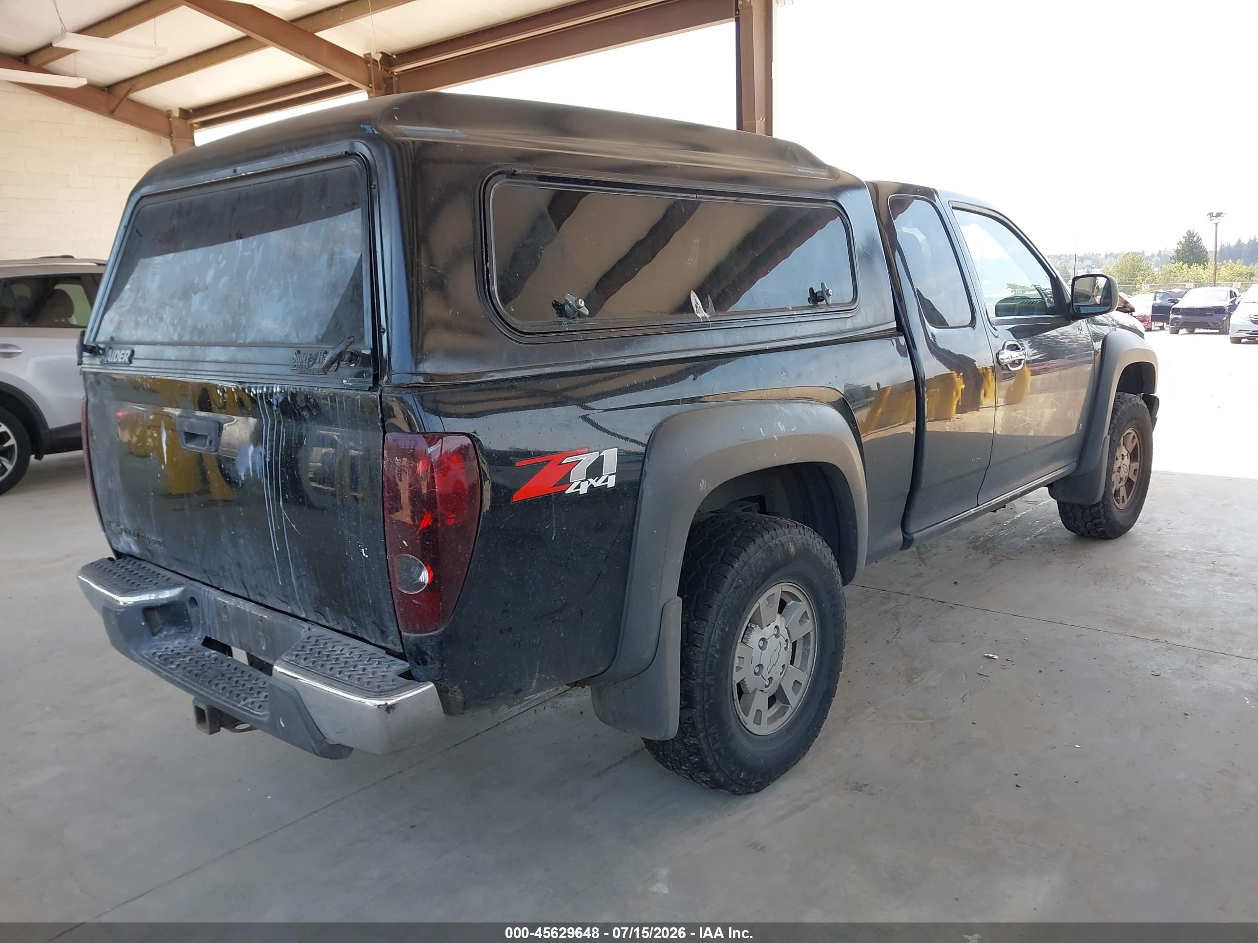 2006 Chevrolet Colorado Lt Black vin: 1GCDT196868310249