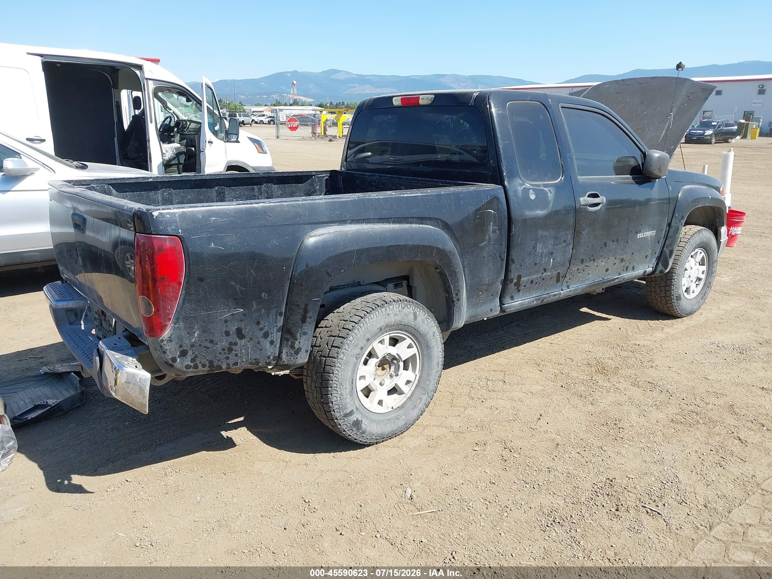 2004 Chevrolet Colorado Ls Black vin: 1GCDT196948180592