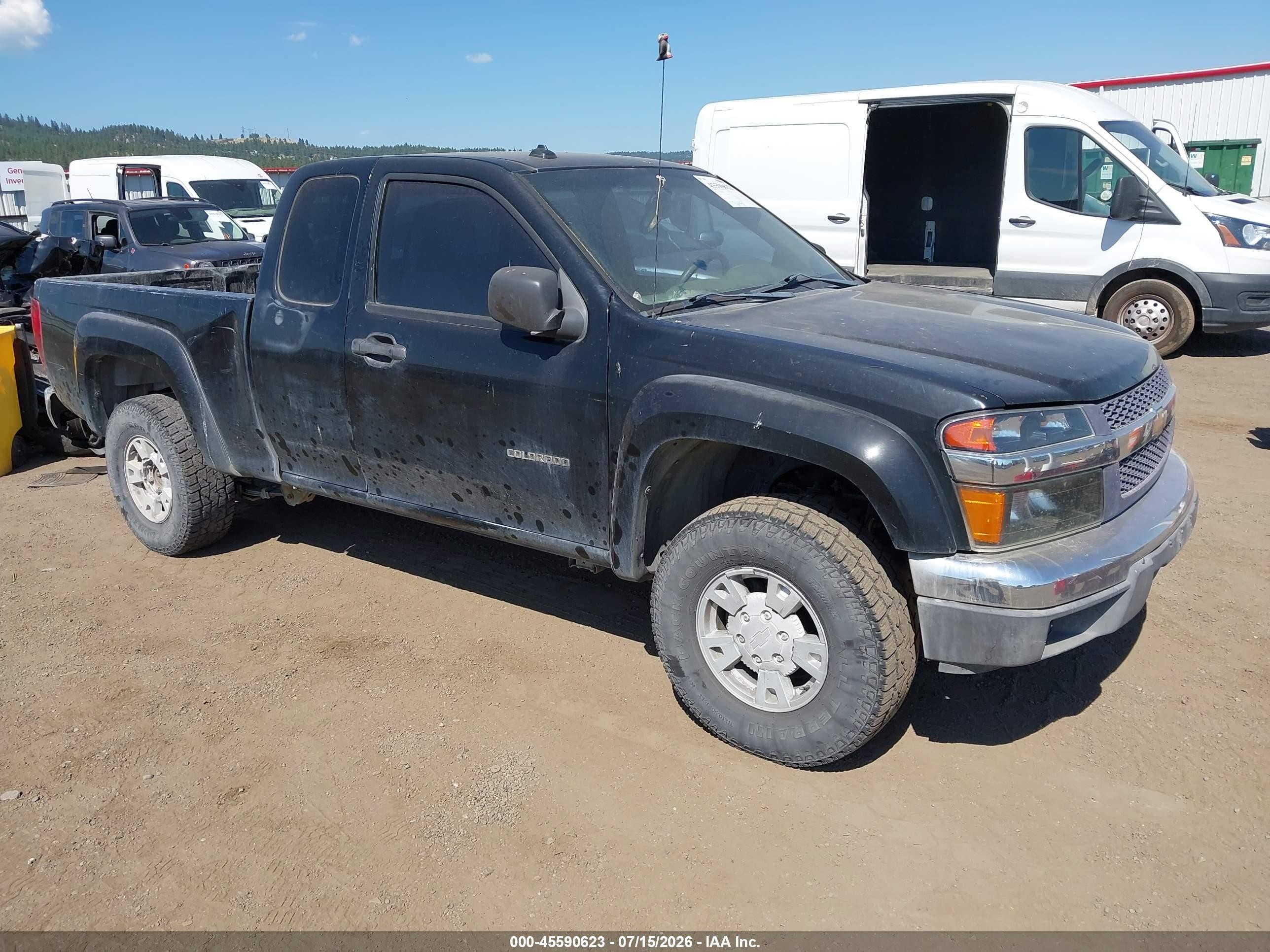 2004 Chevrolet Colorado Ls Black vin: 1GCDT196948180592