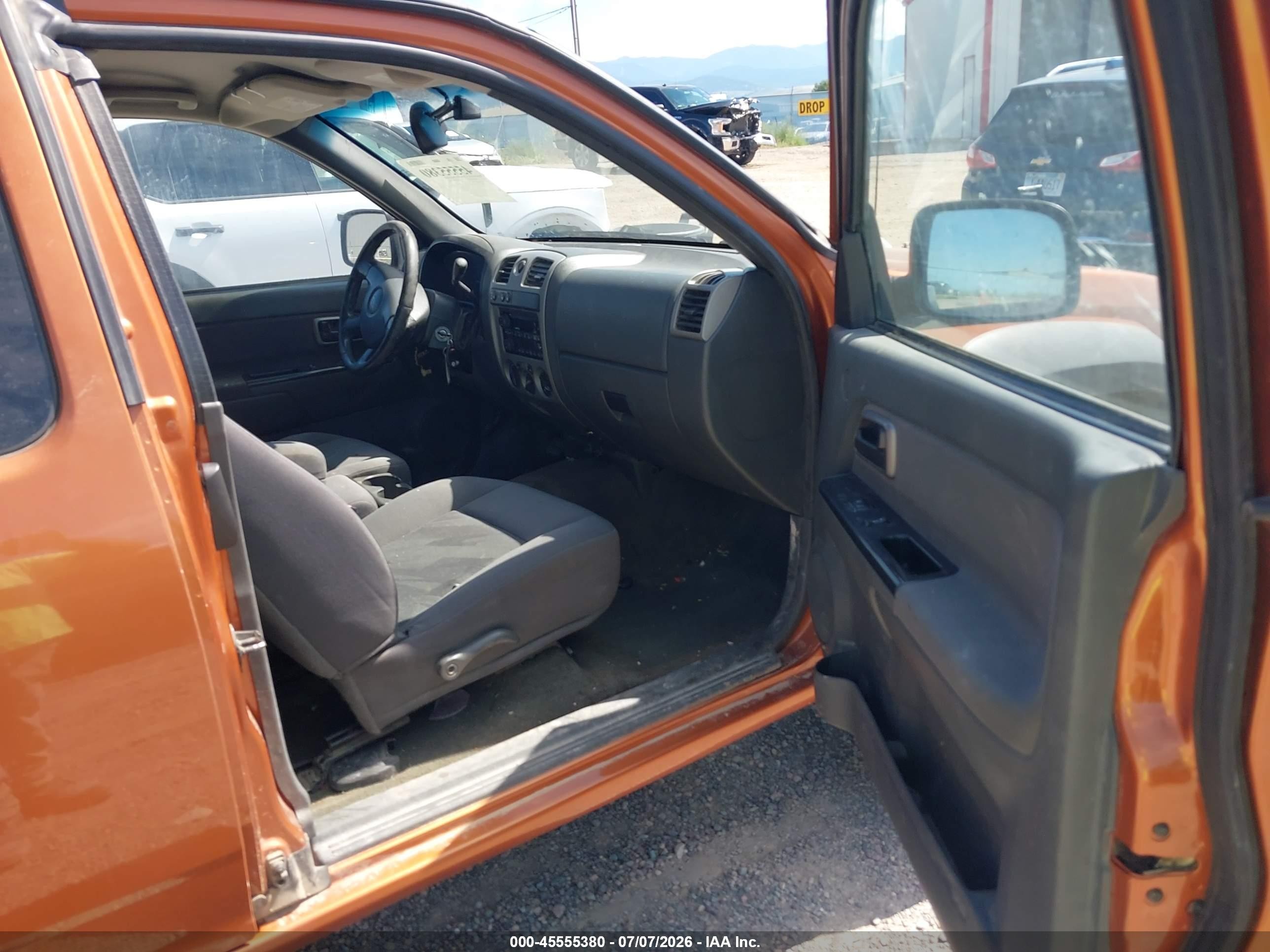 2005 Chevrolet Colorado Ls Orange vin: 1GCDT196X58109158