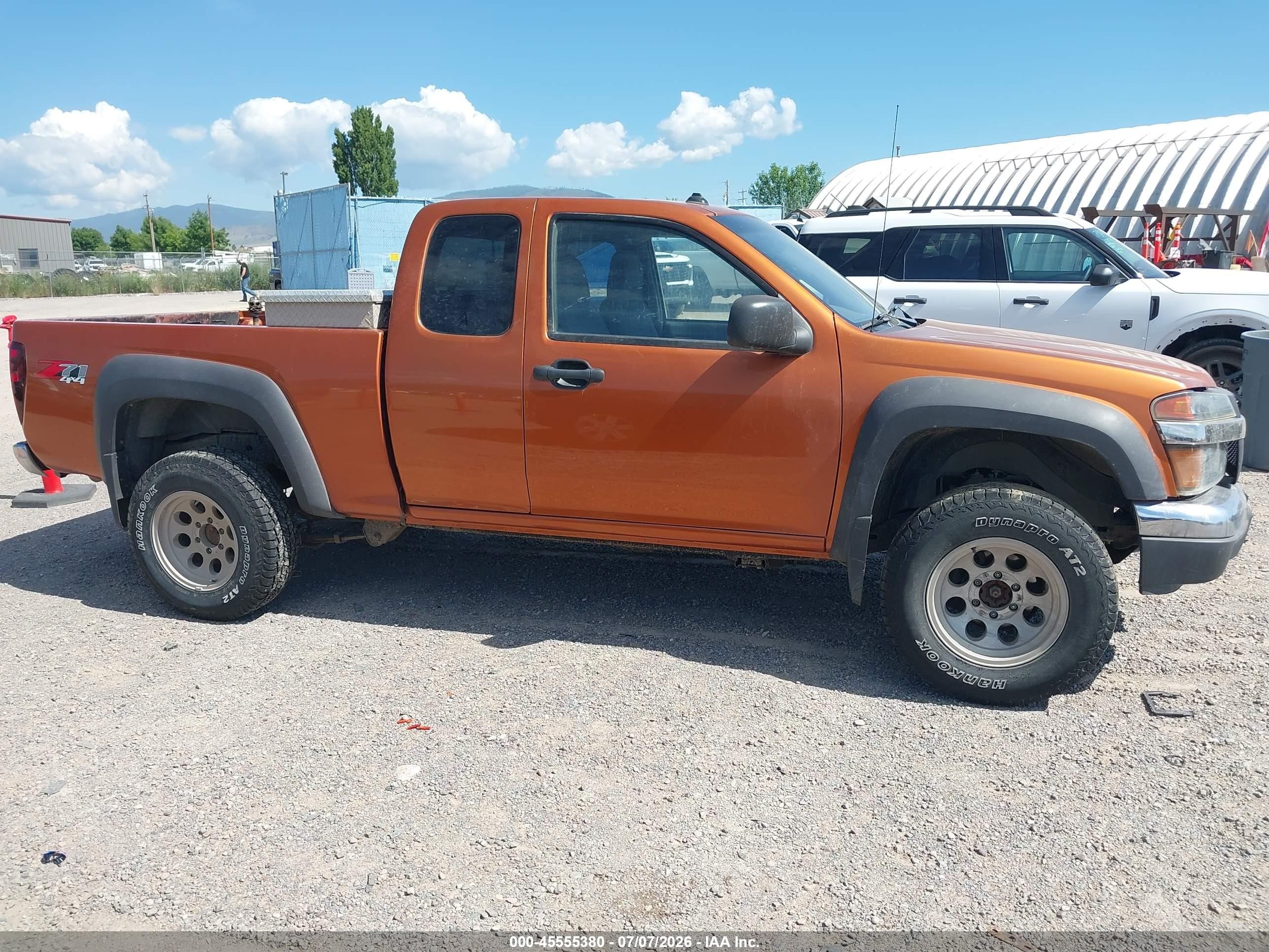 2005 Chevrolet Colorado Ls Orange vin: 1GCDT196X58109158
