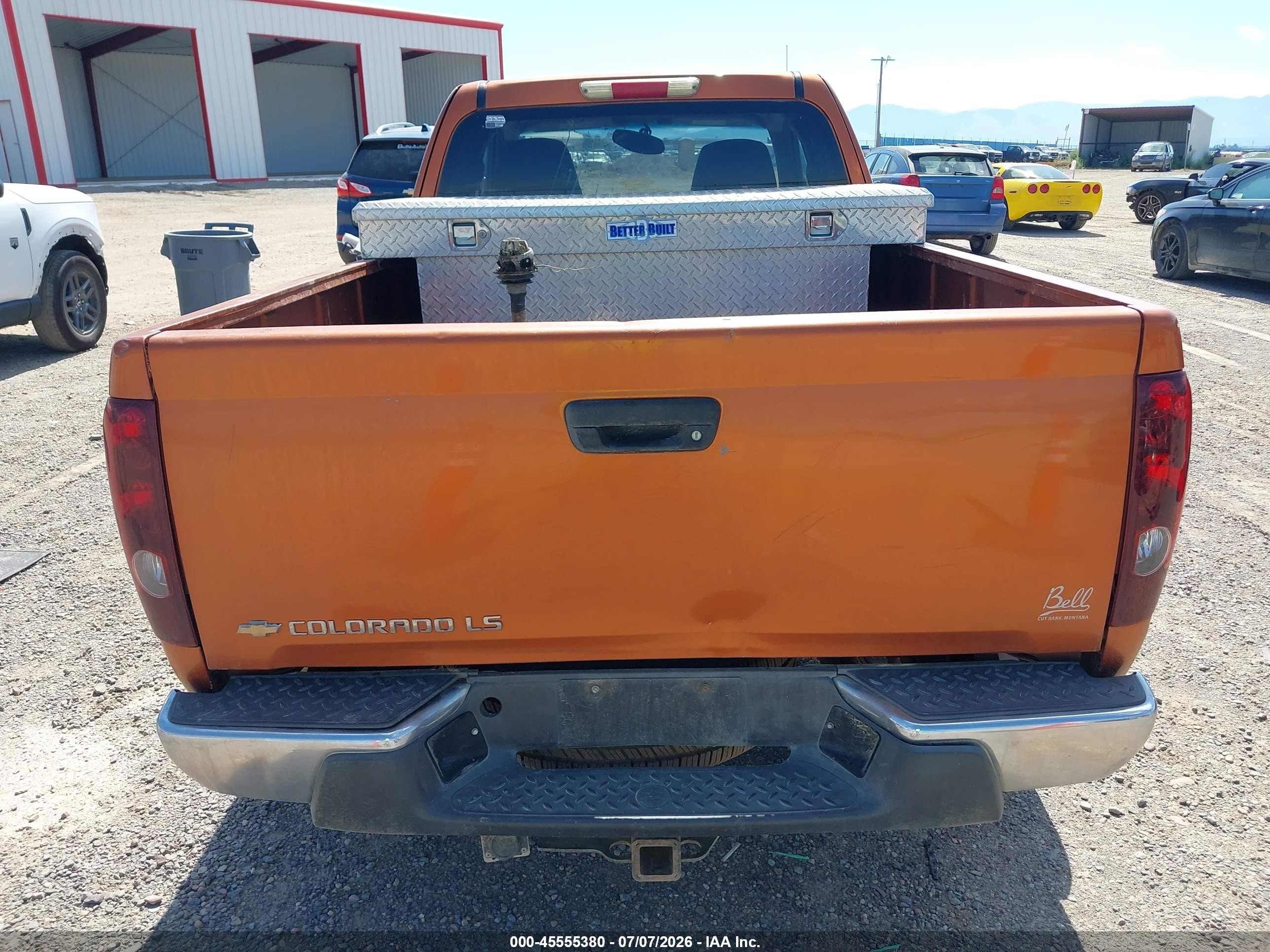 2005 Chevrolet Colorado Ls Orange vin: 1GCDT196X58109158