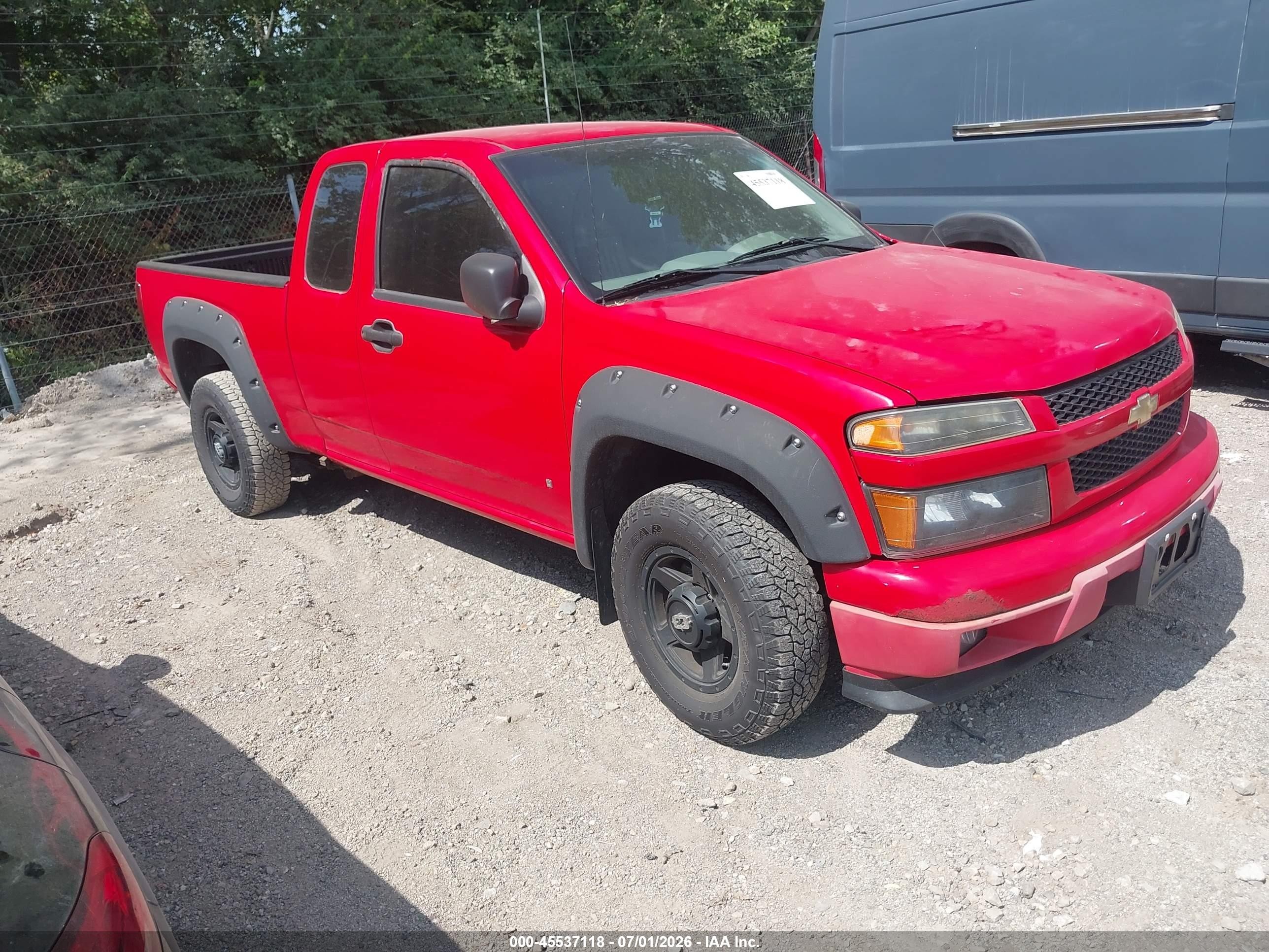 2008 Chevrolet Colorado Ls Red vin: 1GCDT199288164525