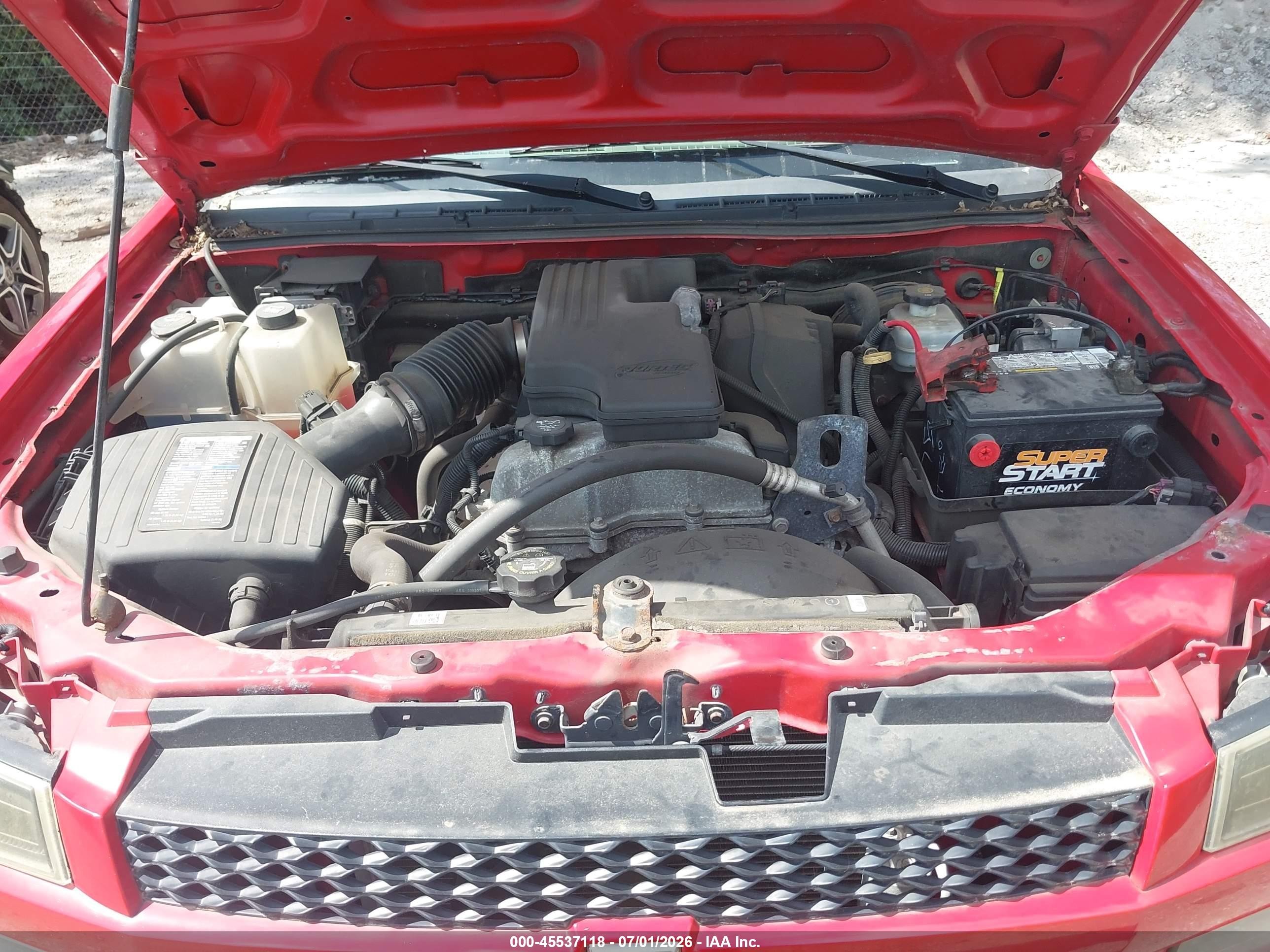2008 Chevrolet Colorado Ls Red vin: 1GCDT199288164525