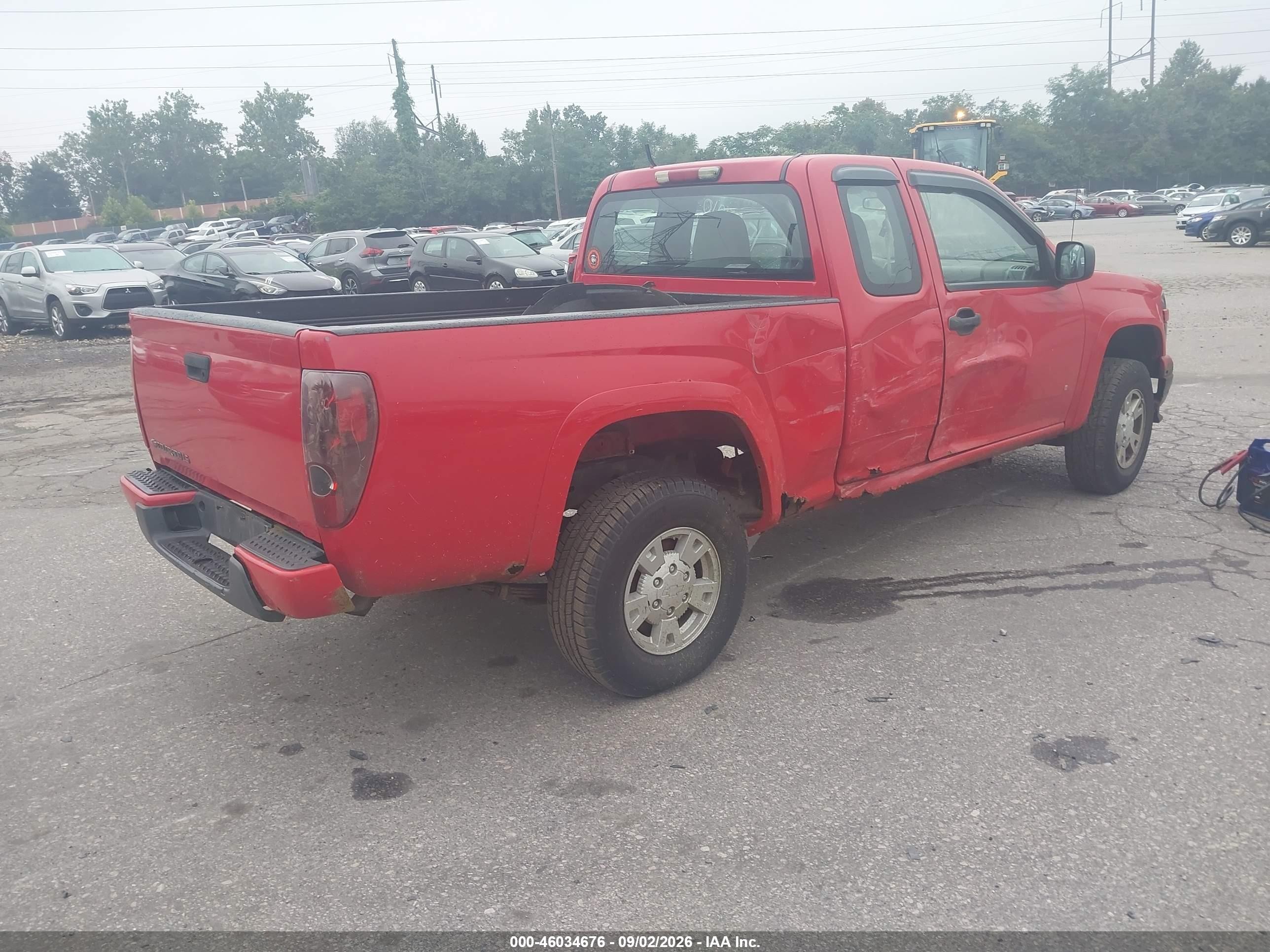 2008 Chevrolet Colorado Ls Red vin: 1GCDT199388166462