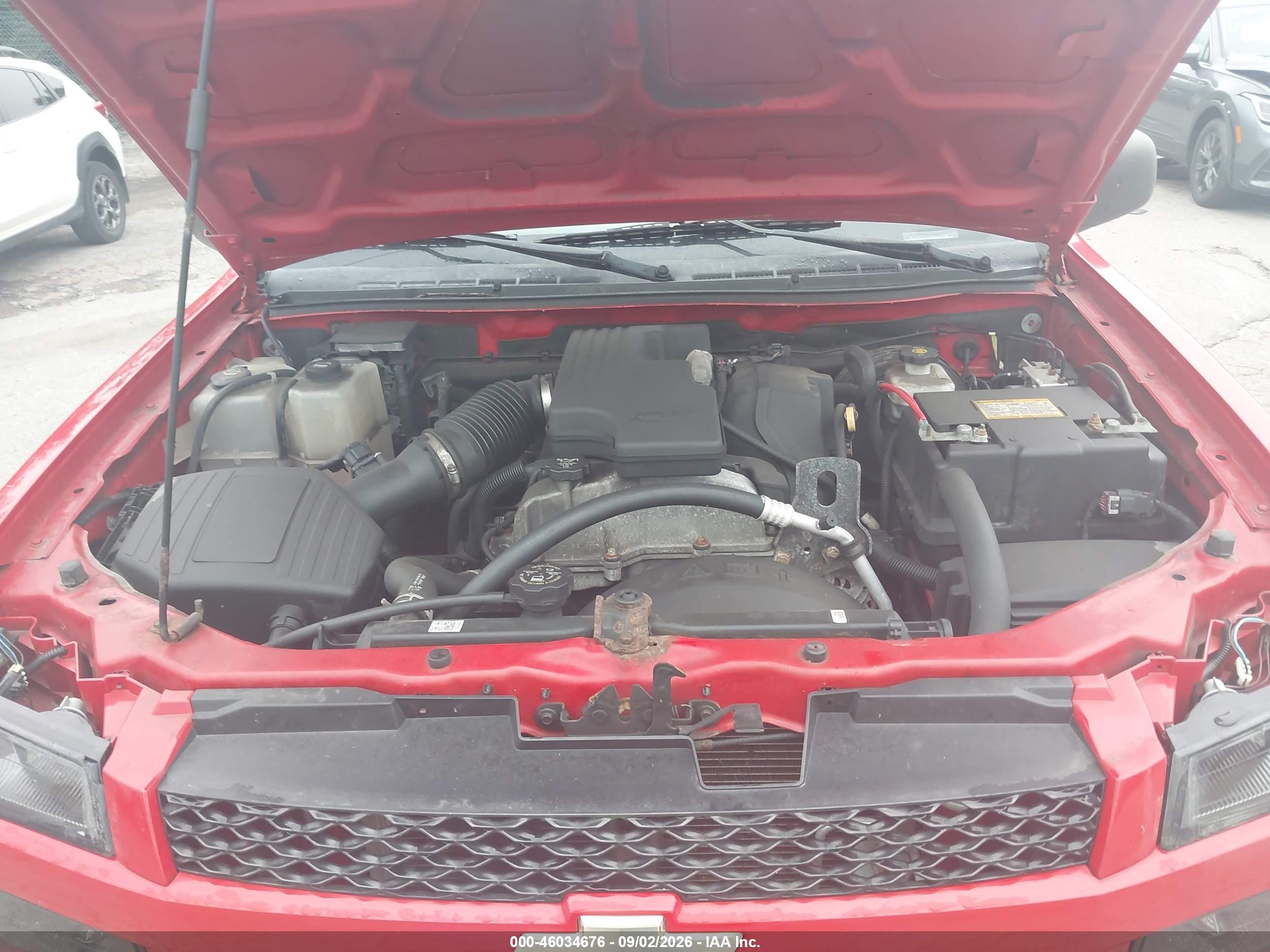 2008 Chevrolet Colorado Ls Red vin: 1GCDT199388166462