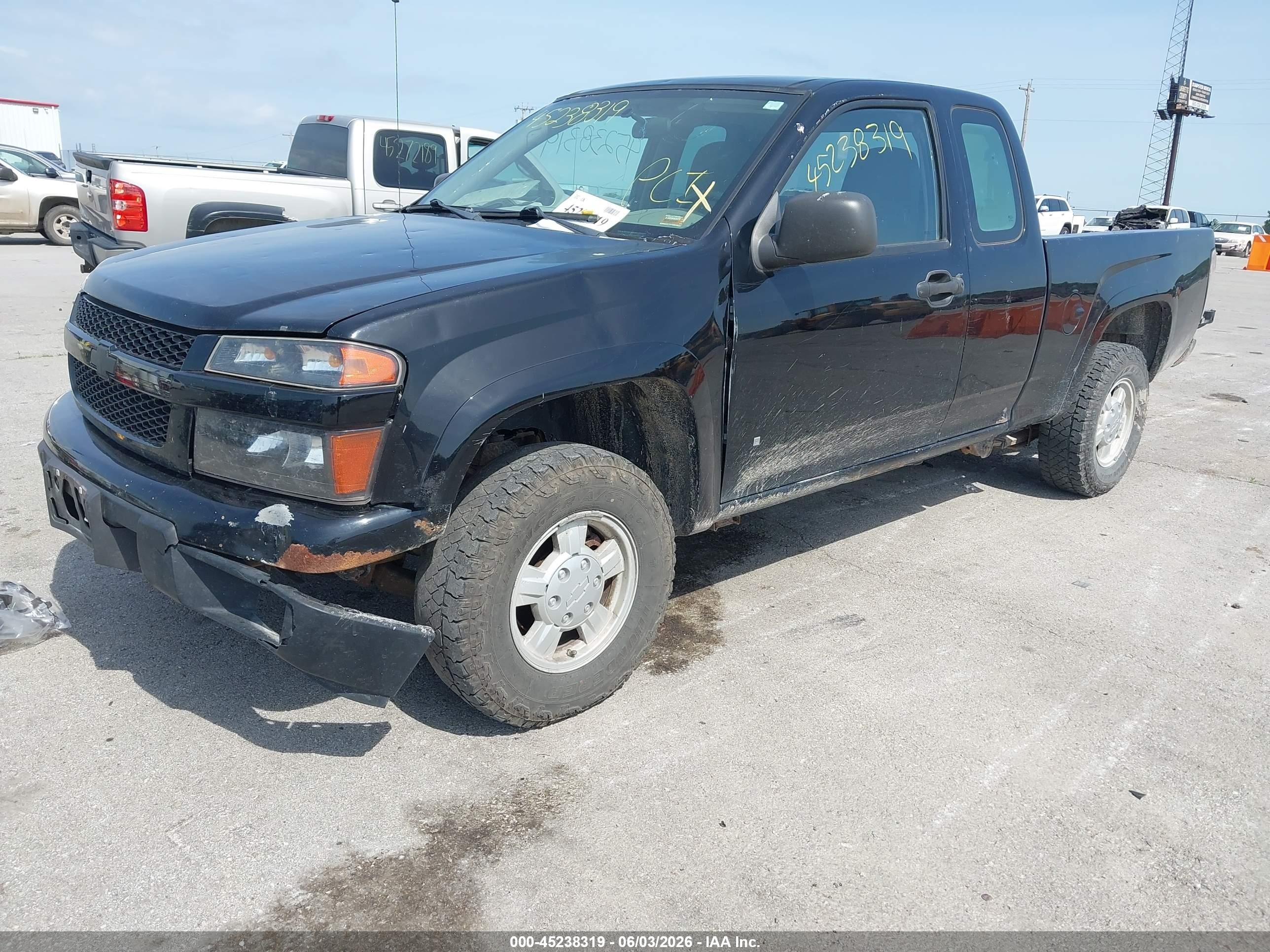 2008 Chevrolet Colorado Ls Black vin: 1GCDT199588103623