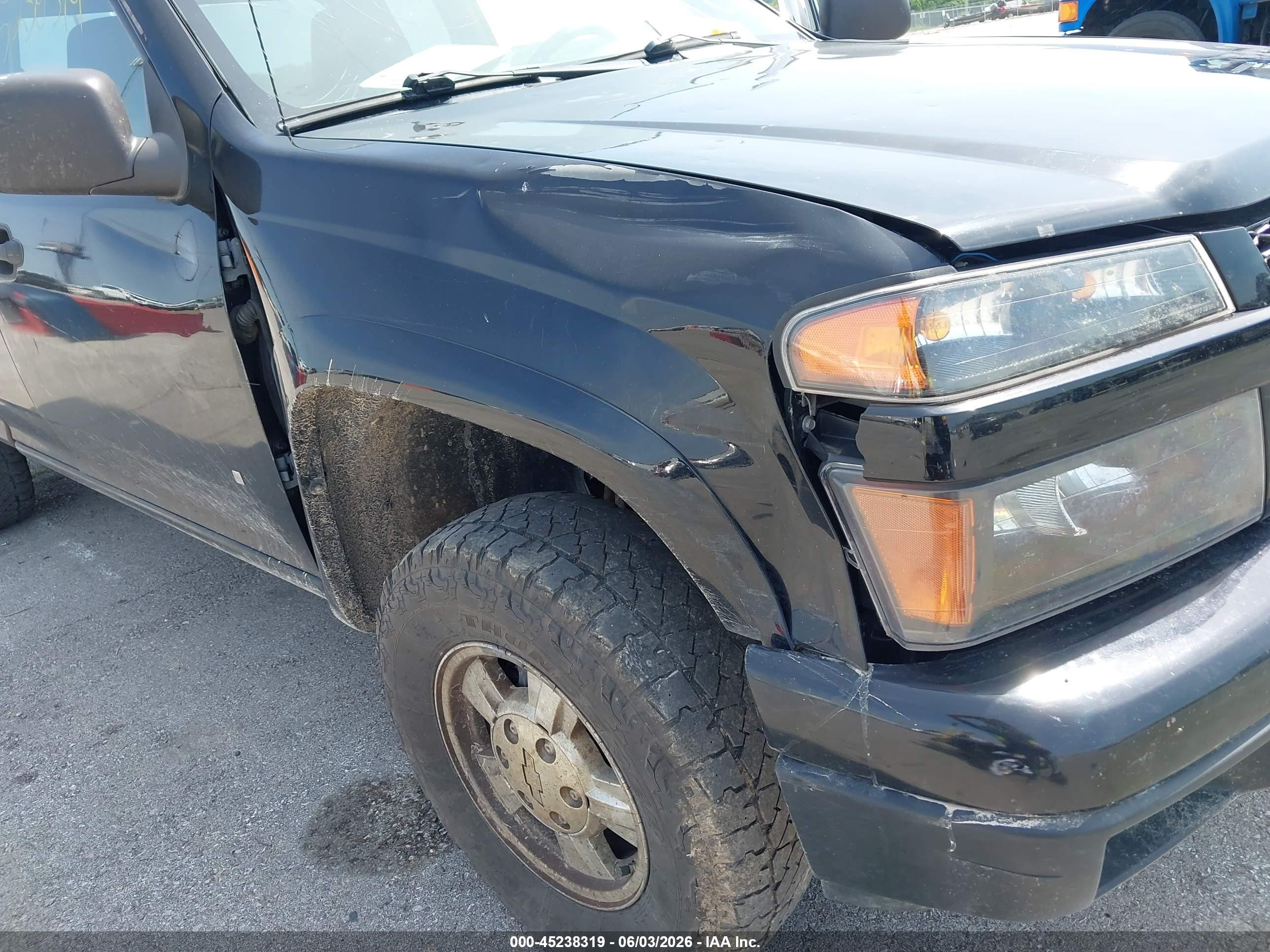 2008 Chevrolet Colorado Ls Black vin: 1GCDT199588103623