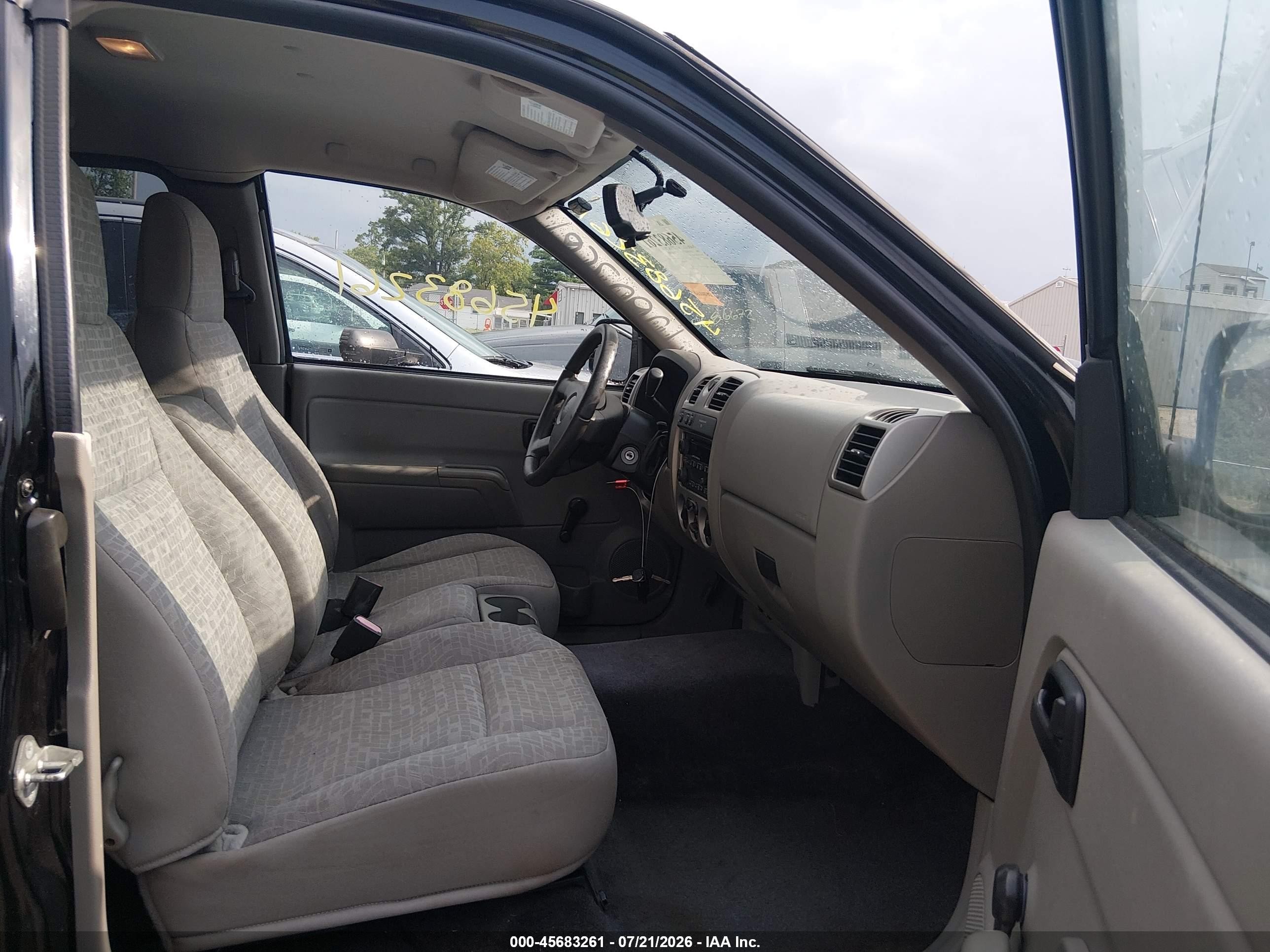 2008 Chevrolet Colorado Ls Black vin: 1GCDT199588121829