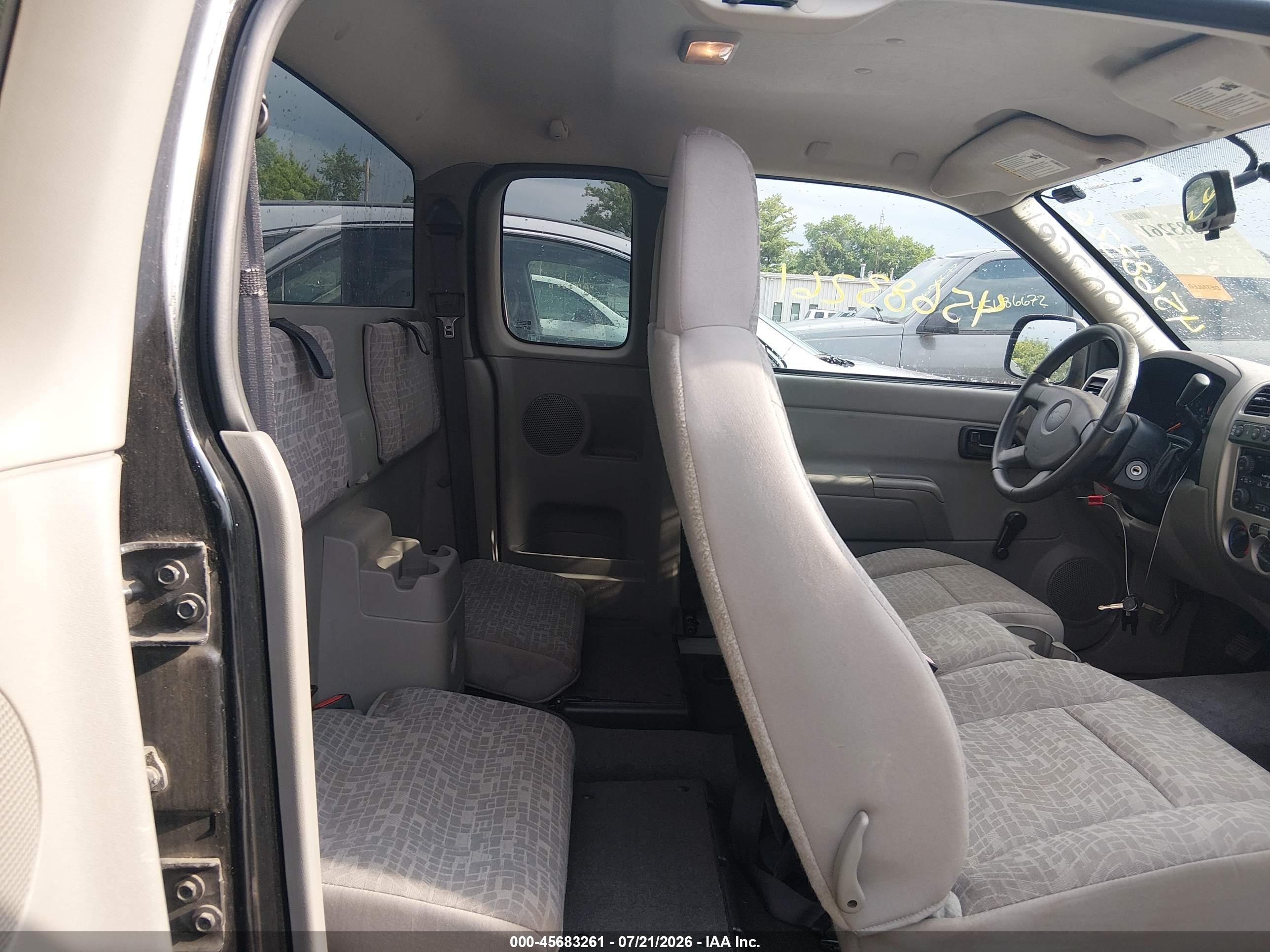 2008 Chevrolet Colorado Ls Black vin: 1GCDT199588121829