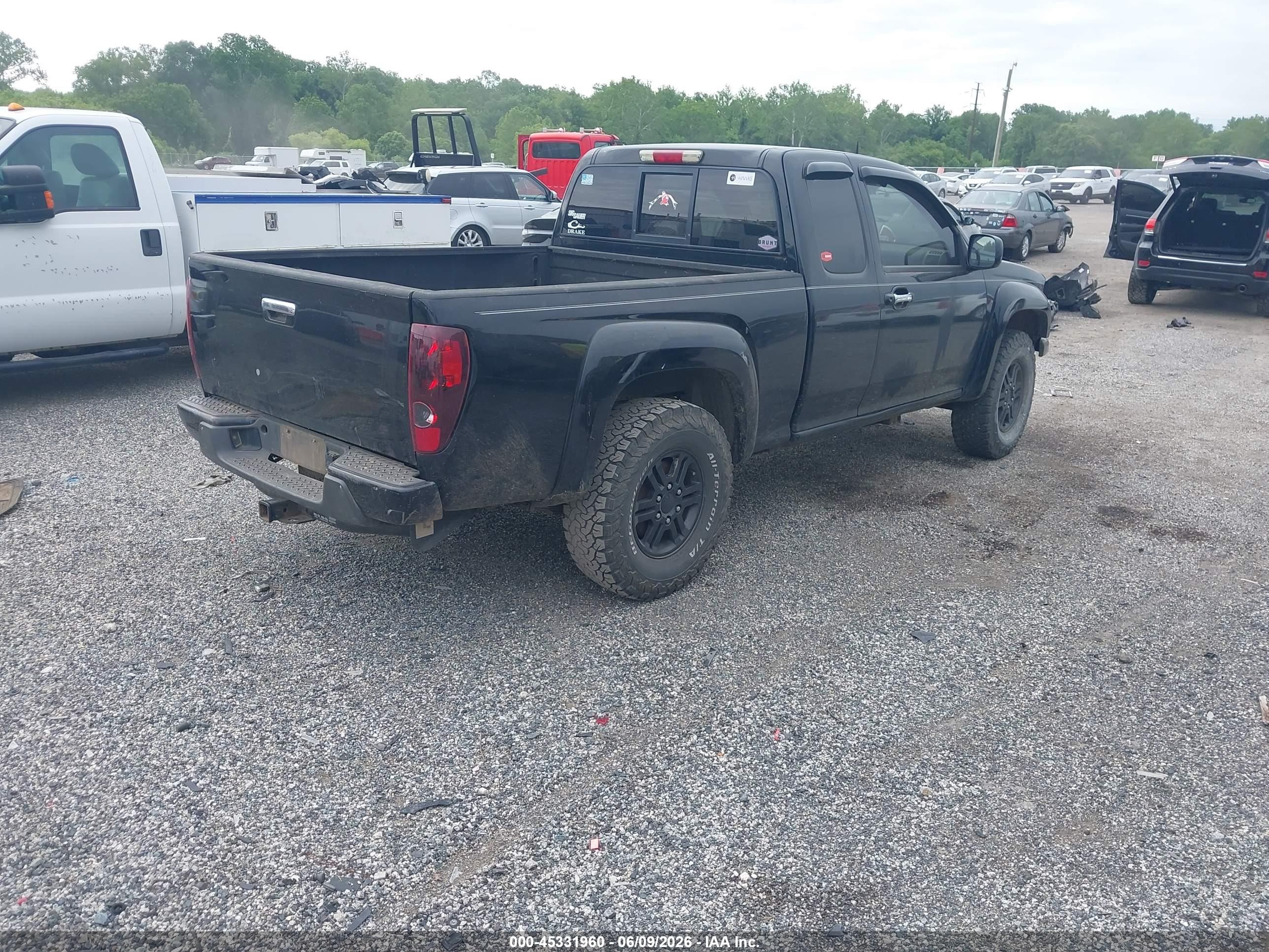 2009 Chevrolet Colorado Lt Black vin: 1GCDT199598129690