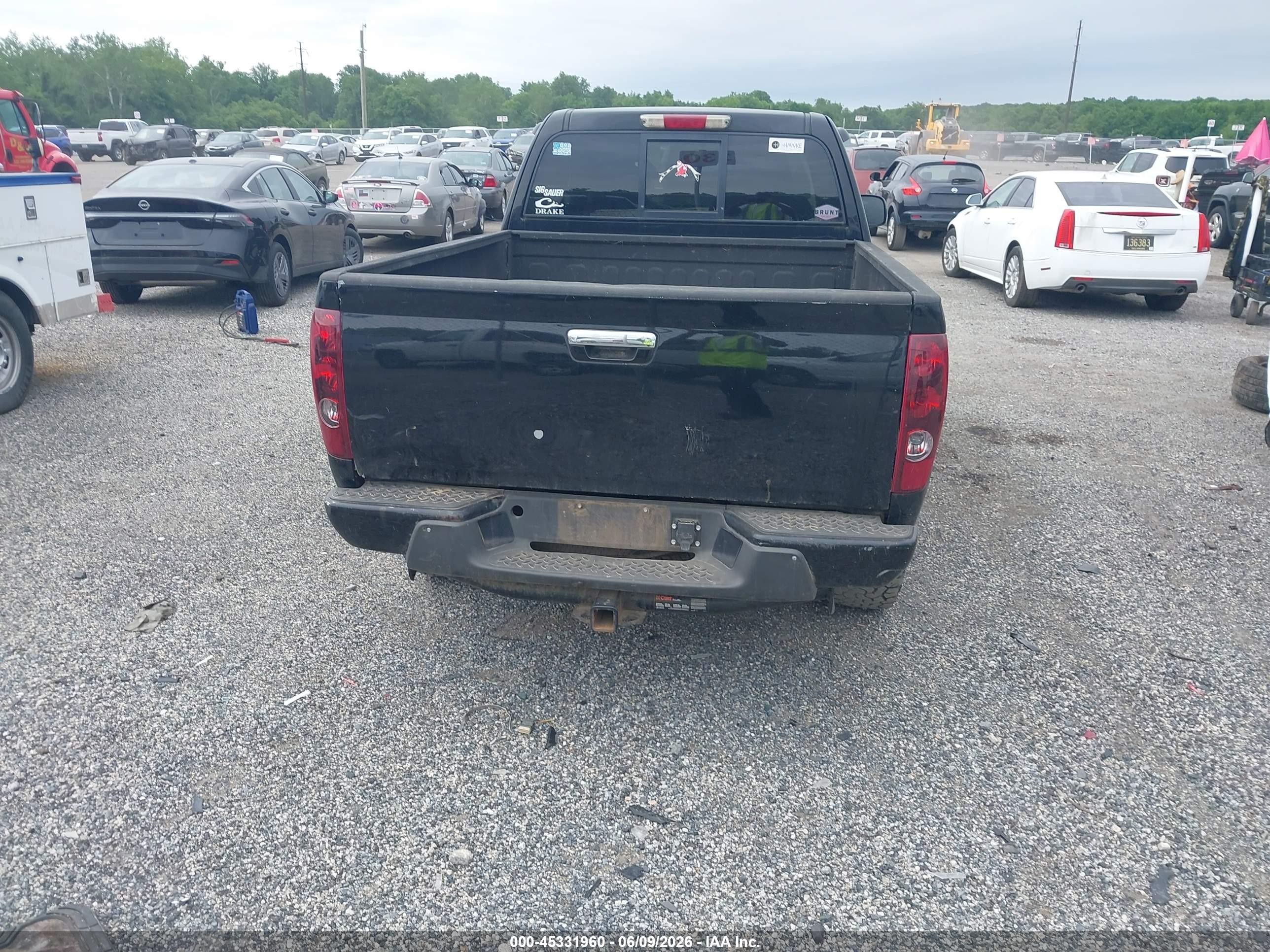 2009 Chevrolet Colorado Lt Black vin: 1GCDT199598129690