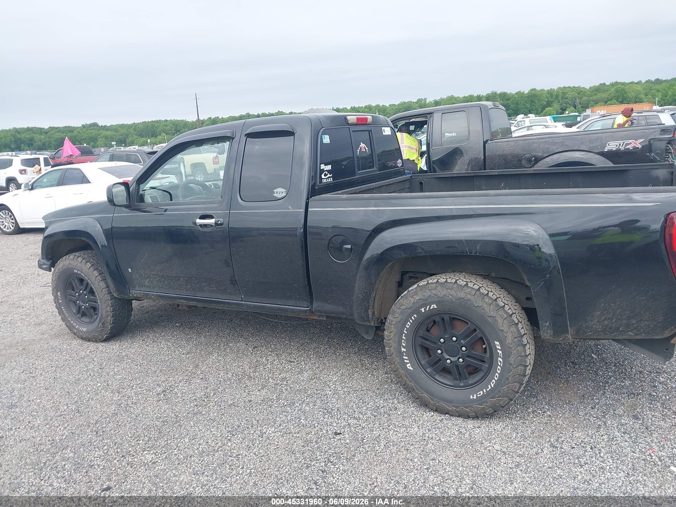2009 Chevrolet Colorado Lt Black vin: 1GCDT199598129690