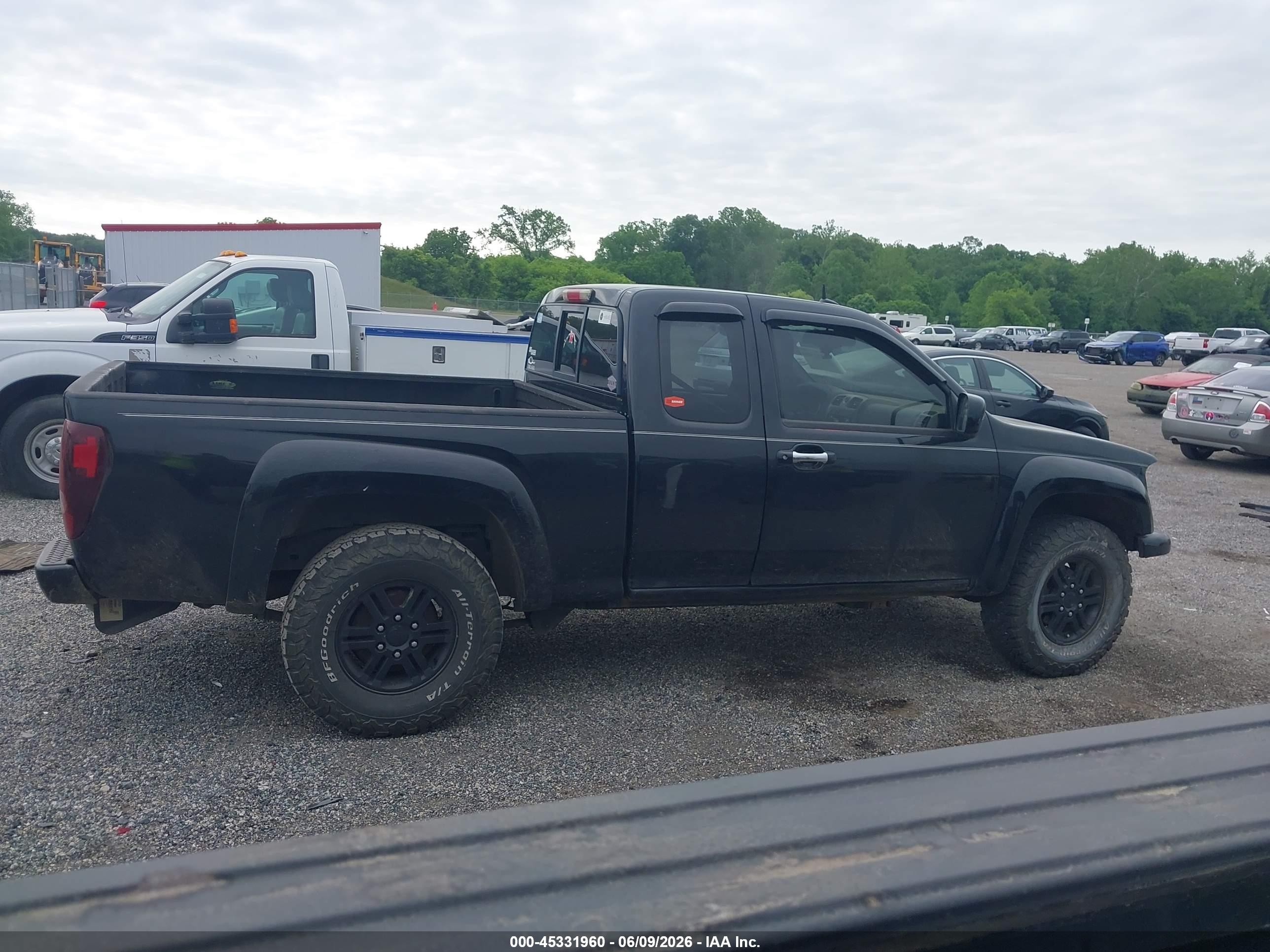 2009 Chevrolet Colorado Lt Black vin: 1GCDT199598129690