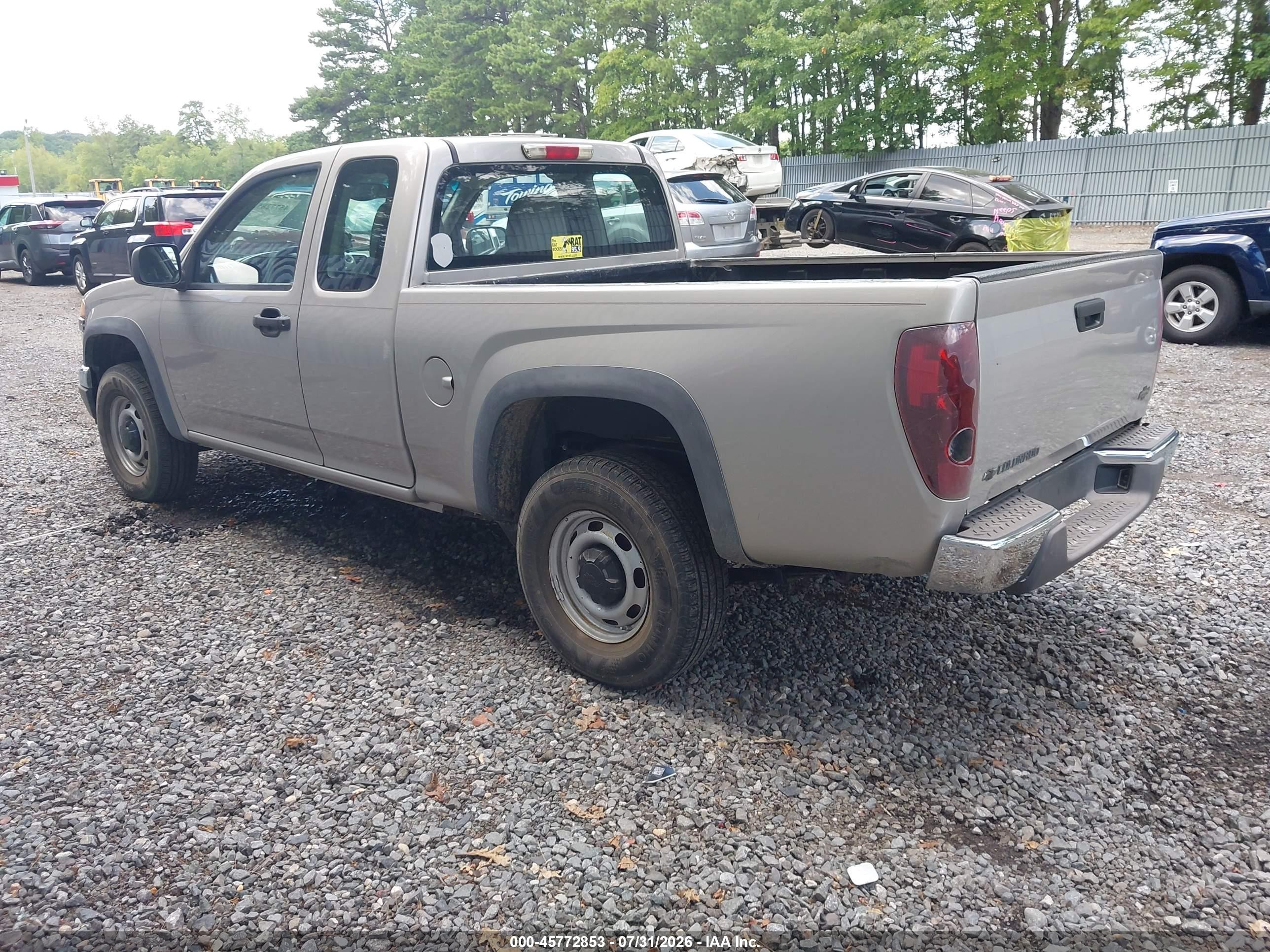 2008 Chevrolet Colorado Work Truck Gray vin: 1GCDT199X88117355