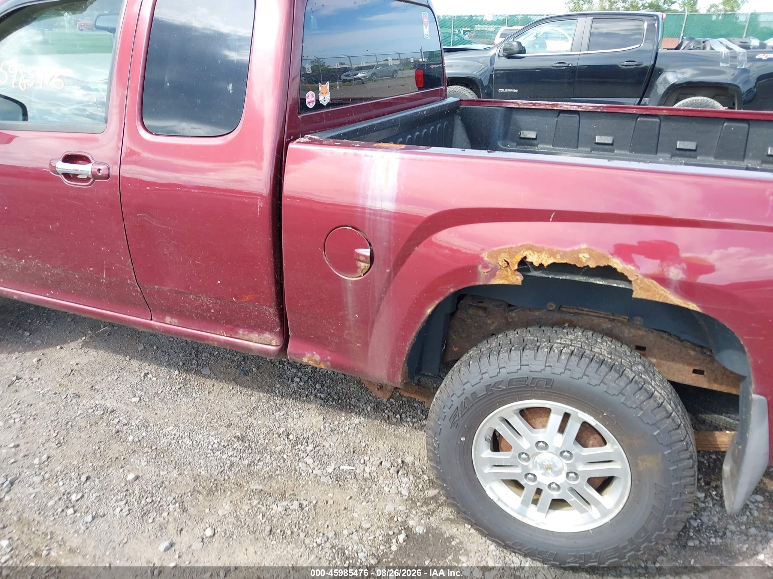 2009 Chevrolet Colorado Lt Красный vin: 1GCDT19E098135121