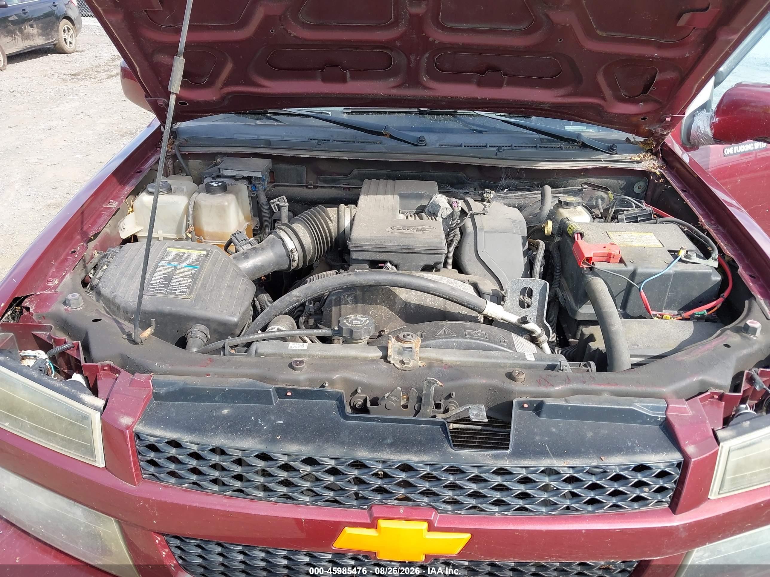 2009 Chevrolet Colorado Lt Красный vin: 1GCDT19E098135121
