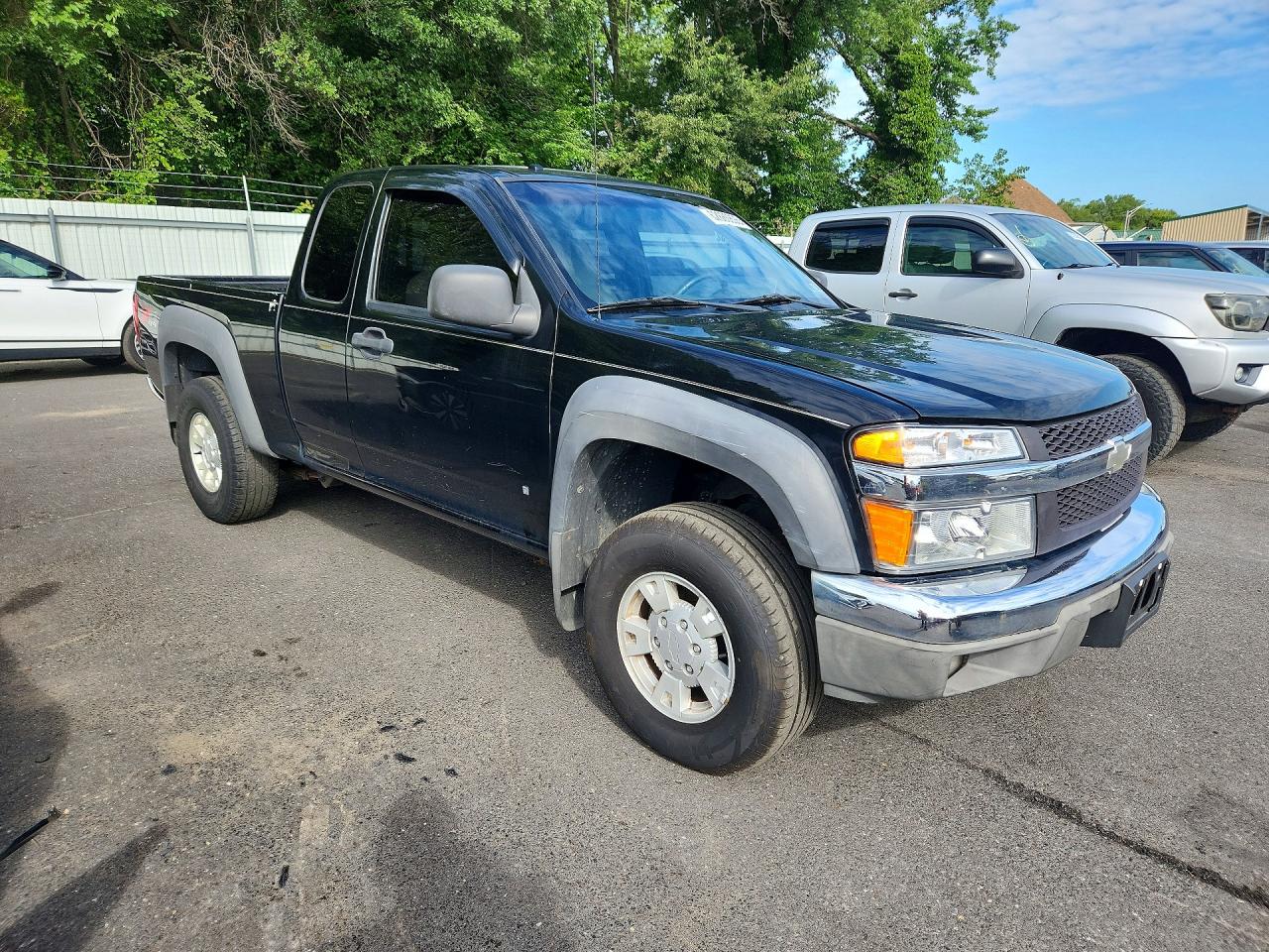 2007 Chevrolet Colorado Black vin: 1GCDT19E178101606
