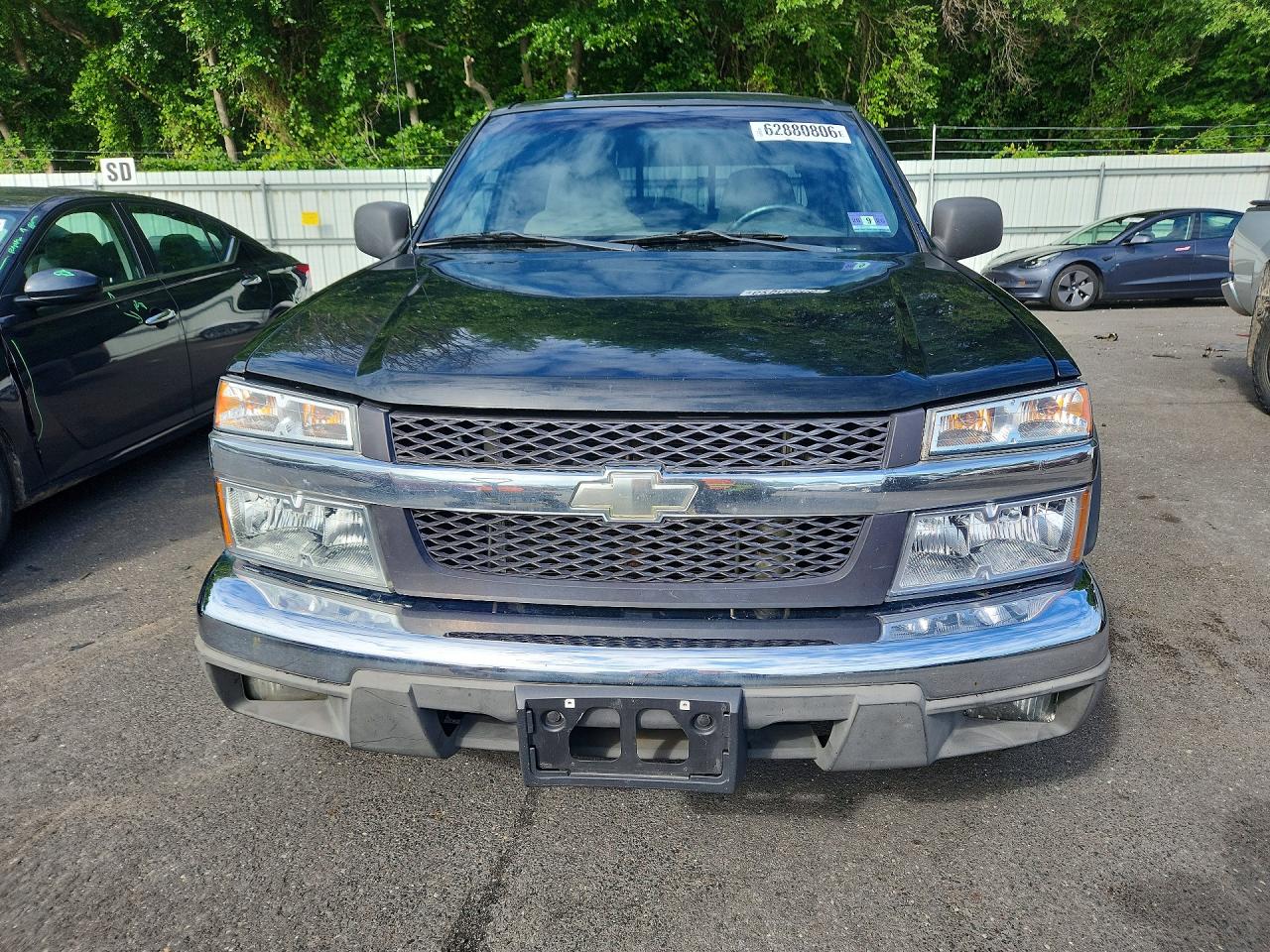 2007 Chevrolet Colorado Black vin: 1GCDT19E178101606