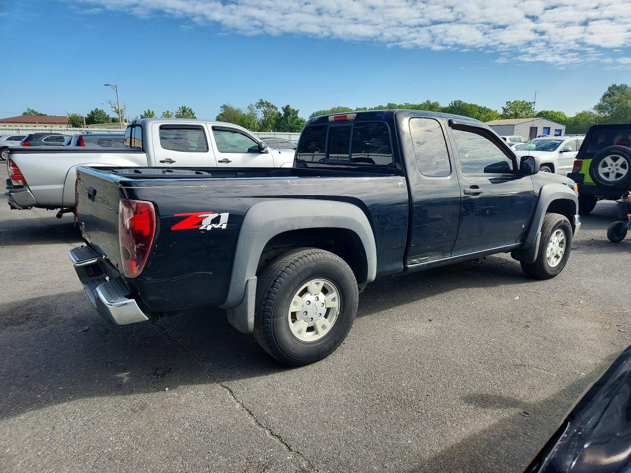 2007 Chevrolet Colorado Black vin: 1GCDT19E178101606