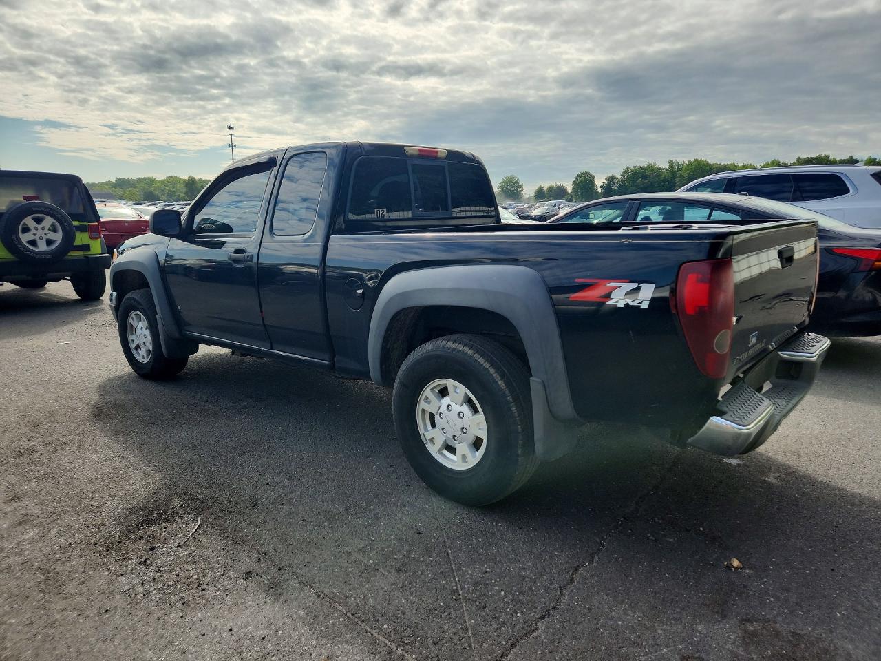 2007 Chevrolet Colorado Black vin: 1GCDT19E178101606