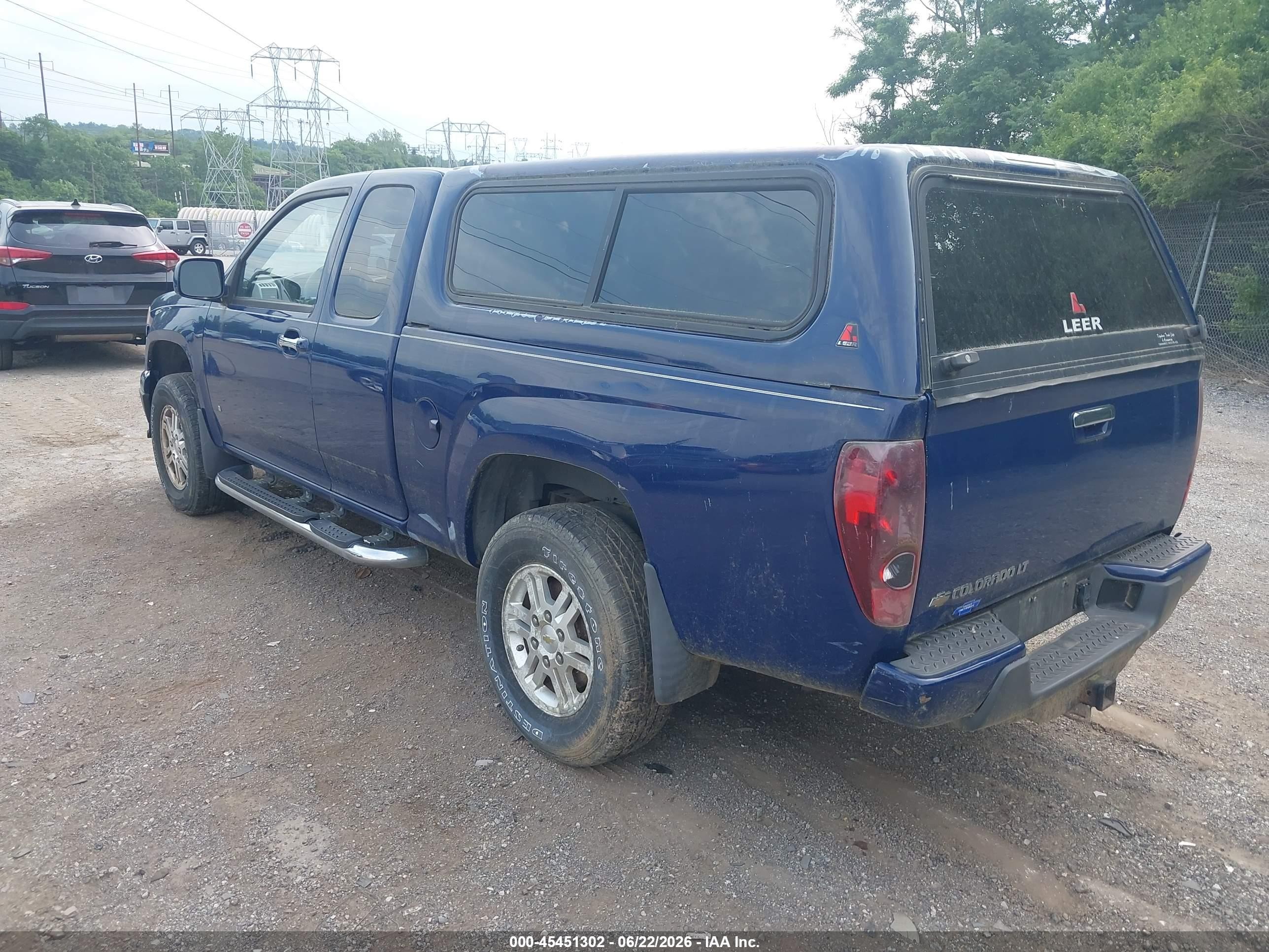 2009 Chevrolet Colorado Lt Синий vin: 1GCDT19E198145057