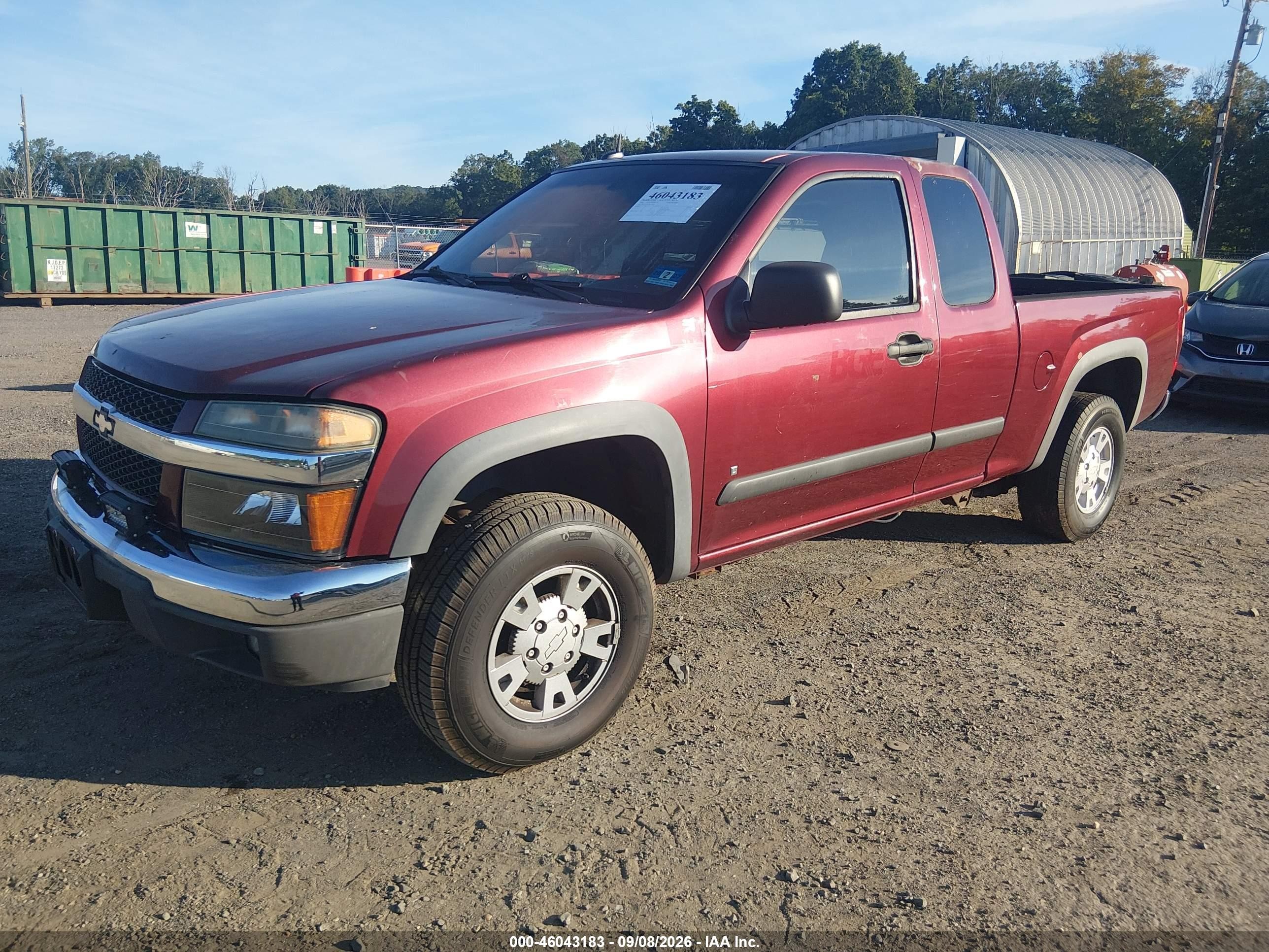 2008 Chevrolet Colorado Lt Red vin: 1GCDT19E288155062