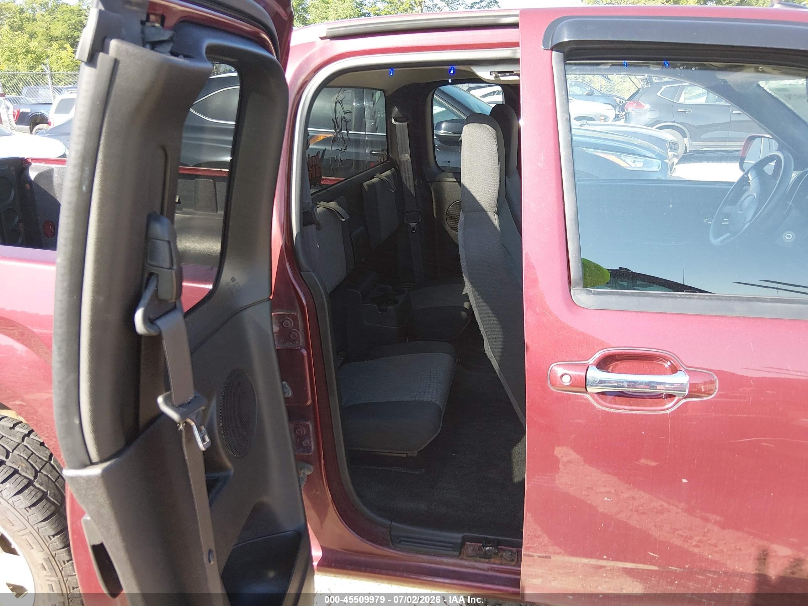 2009 Chevrolet Colorado Lt Maroon vin: 1GCDT19E298138036
