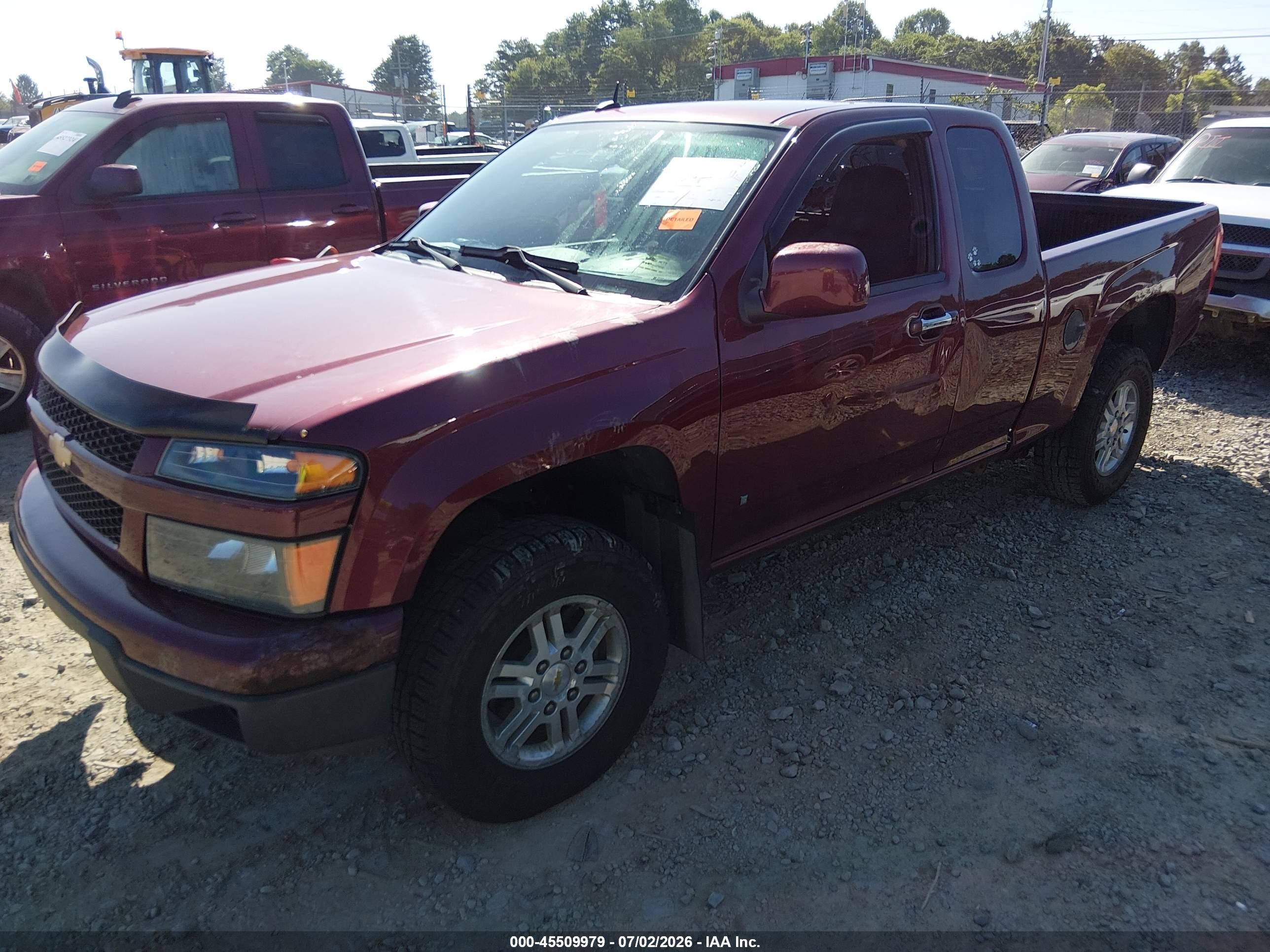 2009 Chevrolet Colorado Lt Maroon vin: 1GCDT19E298138036