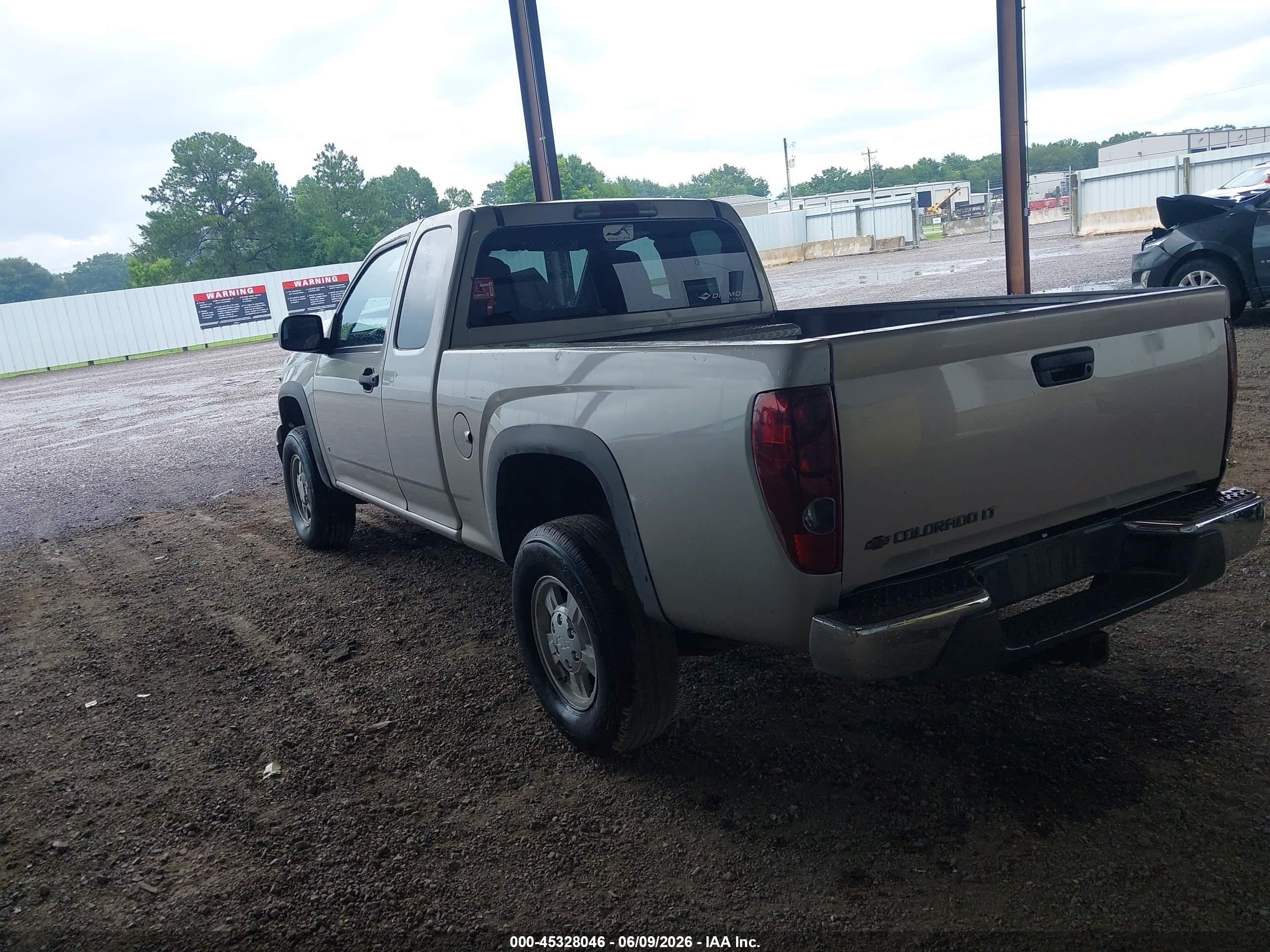 2007 Chevrolet Colorado Lt Tan vin: 1GCDT19E378186318