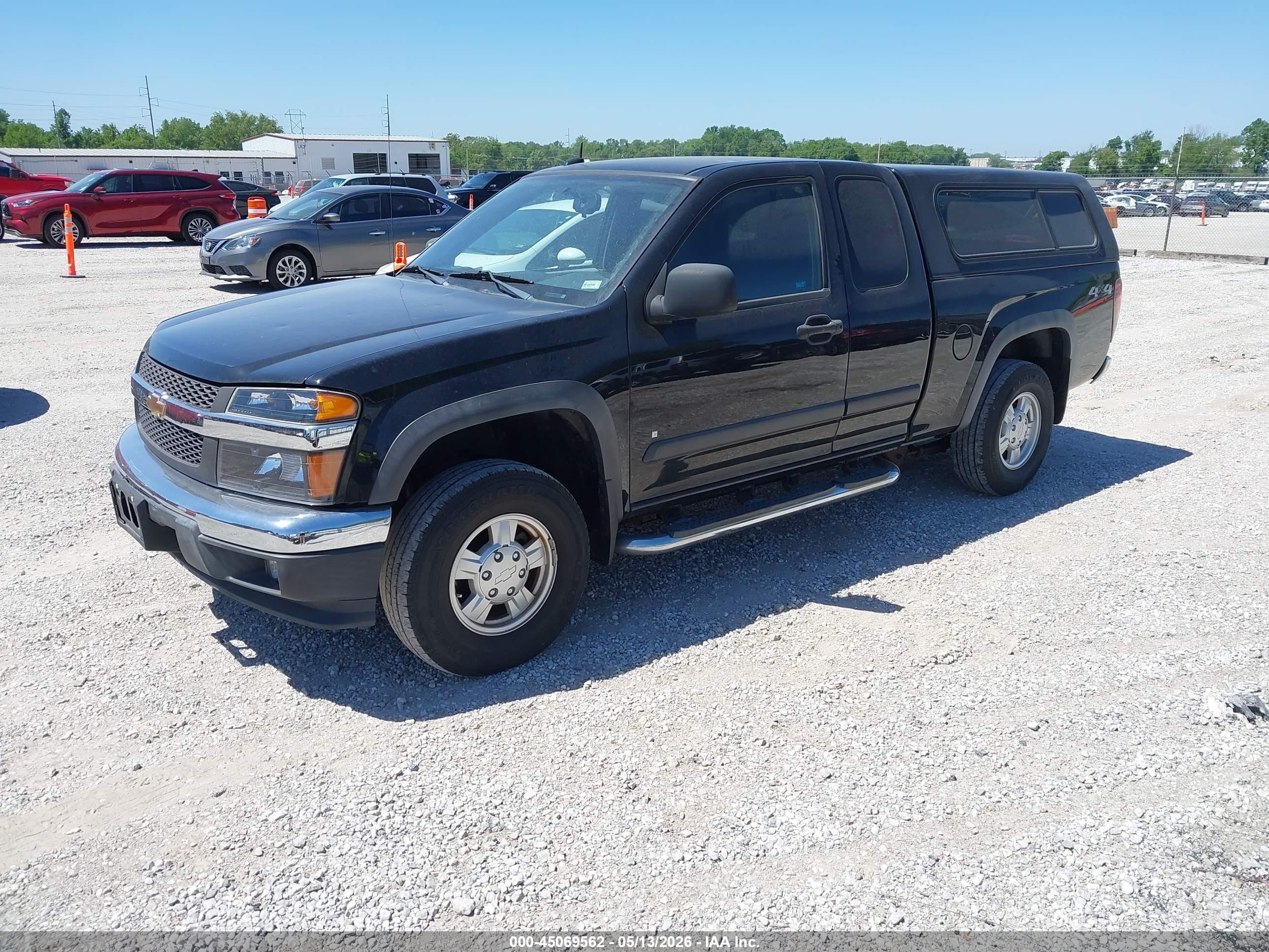 2008 Chevrolet Colorado Lt Black vin: 1GCDT19E388118814