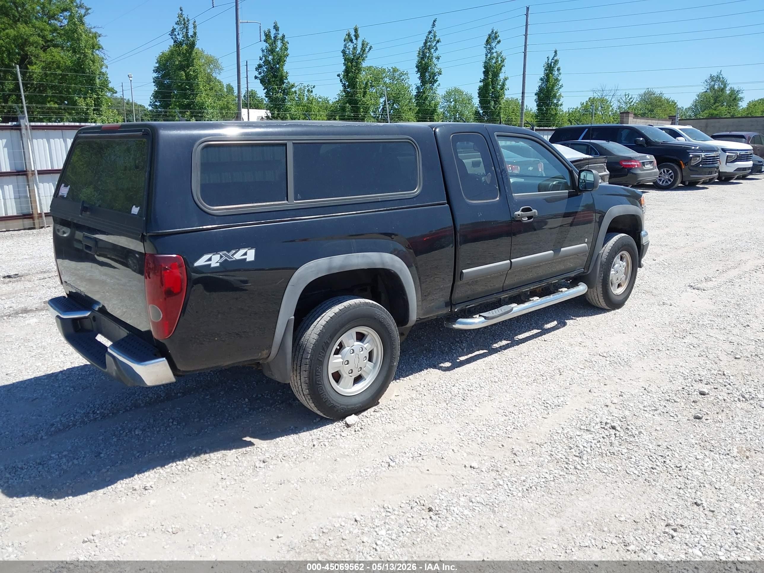 2008 Chevrolet Colorado Lt Black vin: 1GCDT19E388118814