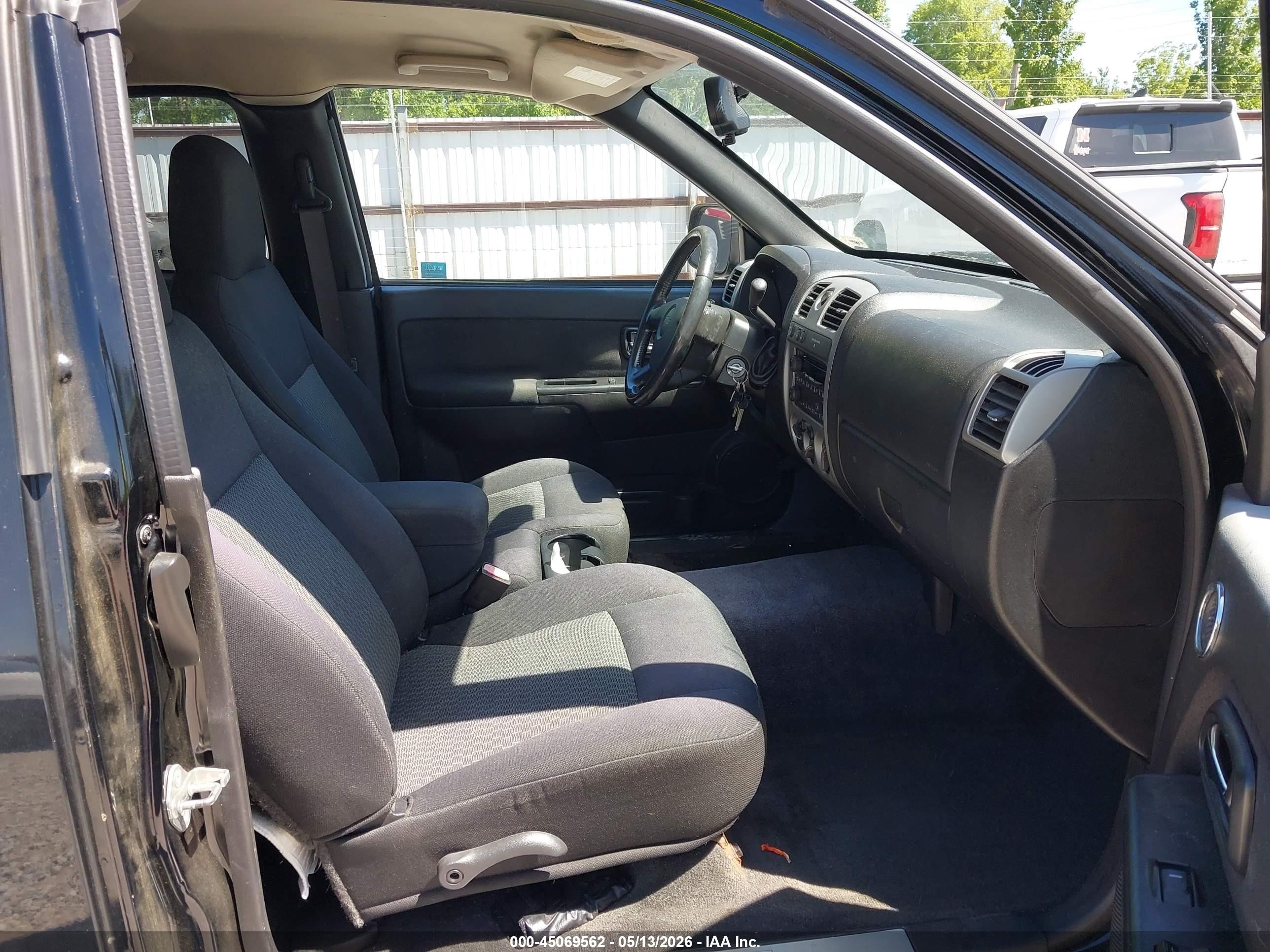 2008 Chevrolet Colorado Lt Black vin: 1GCDT19E388118814